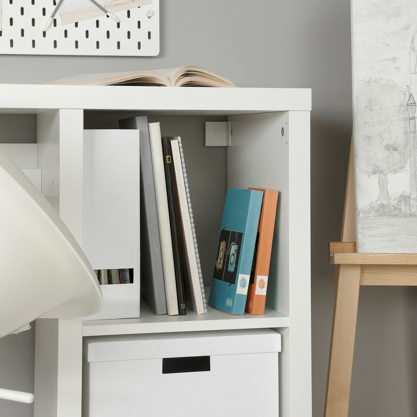 KALLAX desk white - IKEA