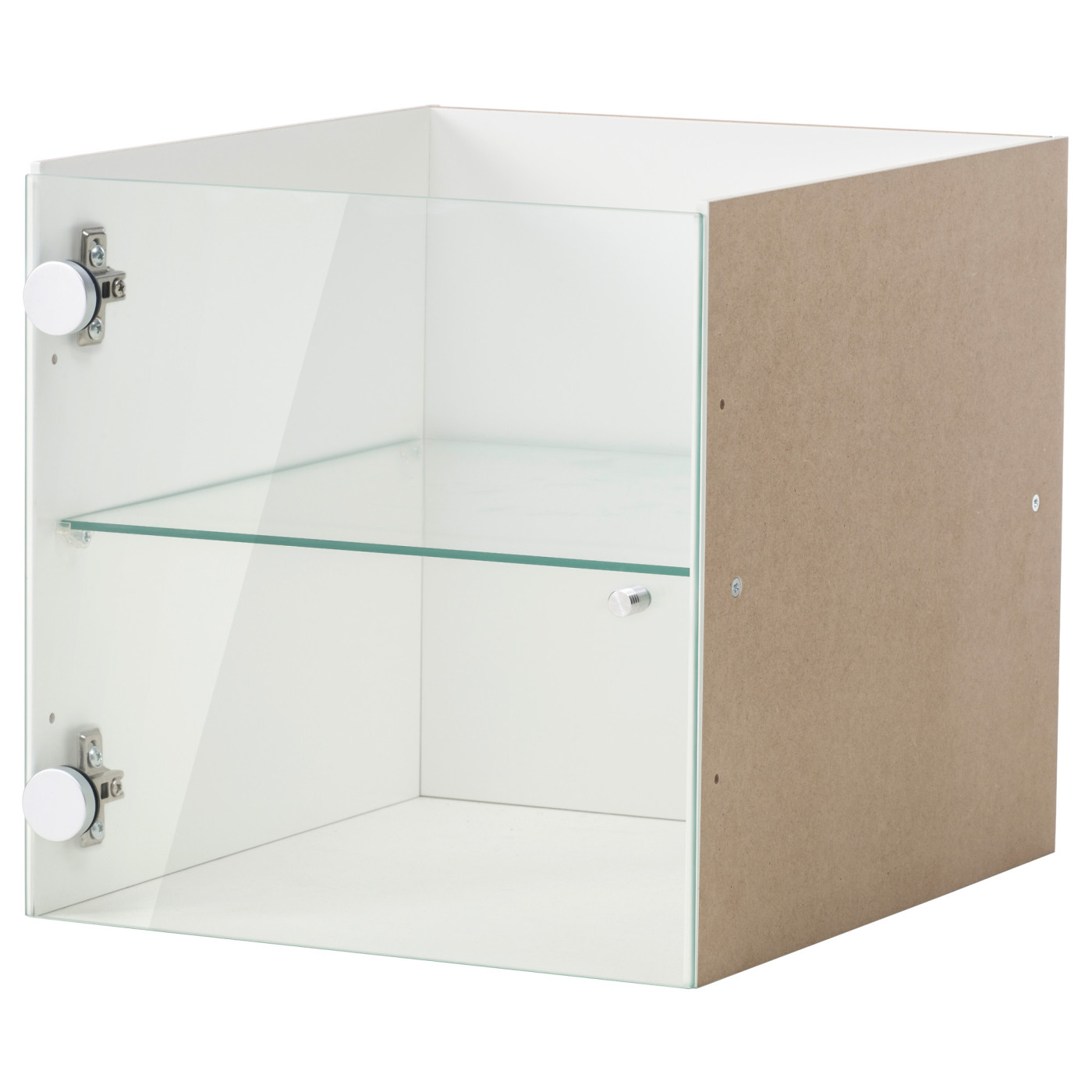 KALLAX insert with glass door white - IKEA
