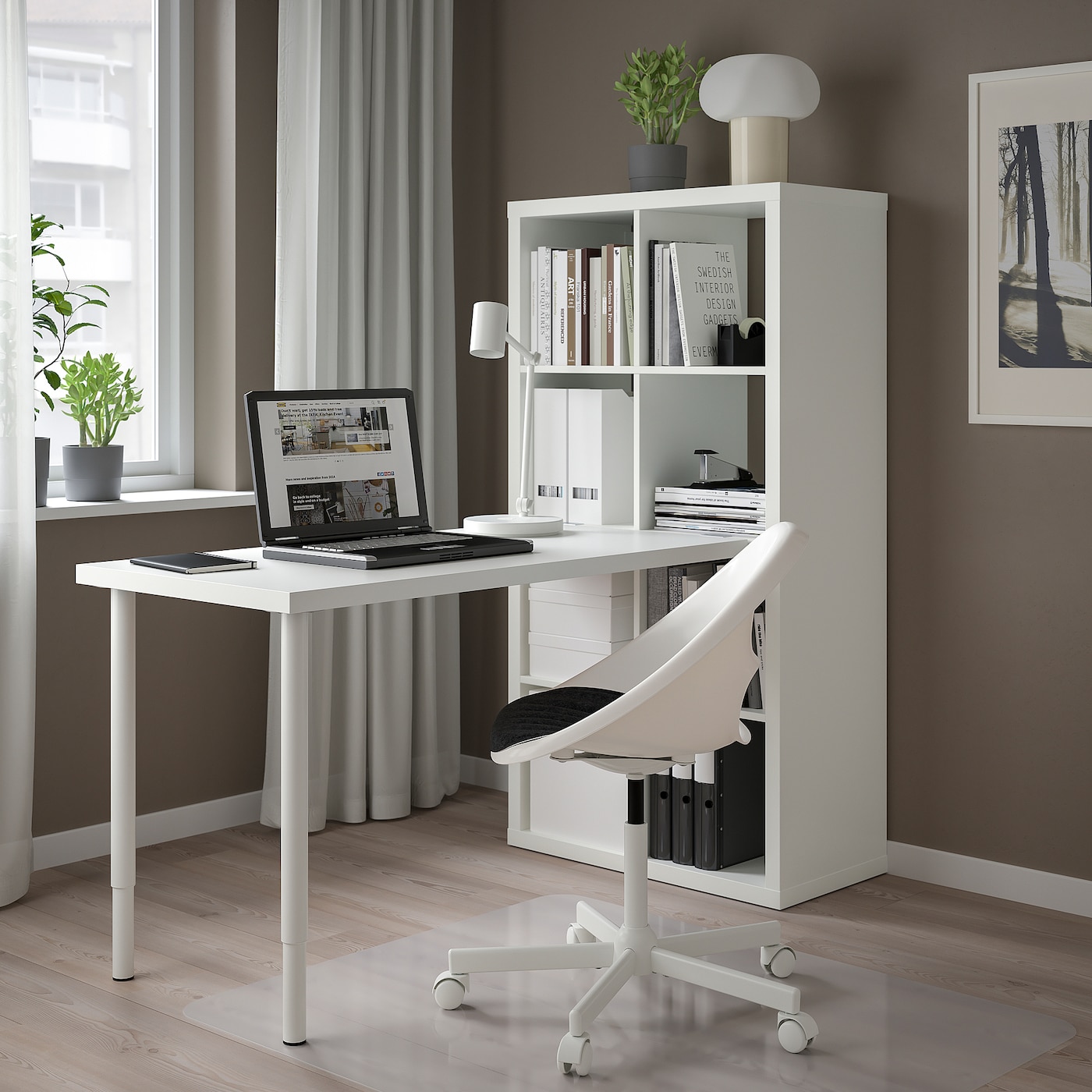 KALLAX / LAGKAPTEN desk combination white - IKEA
