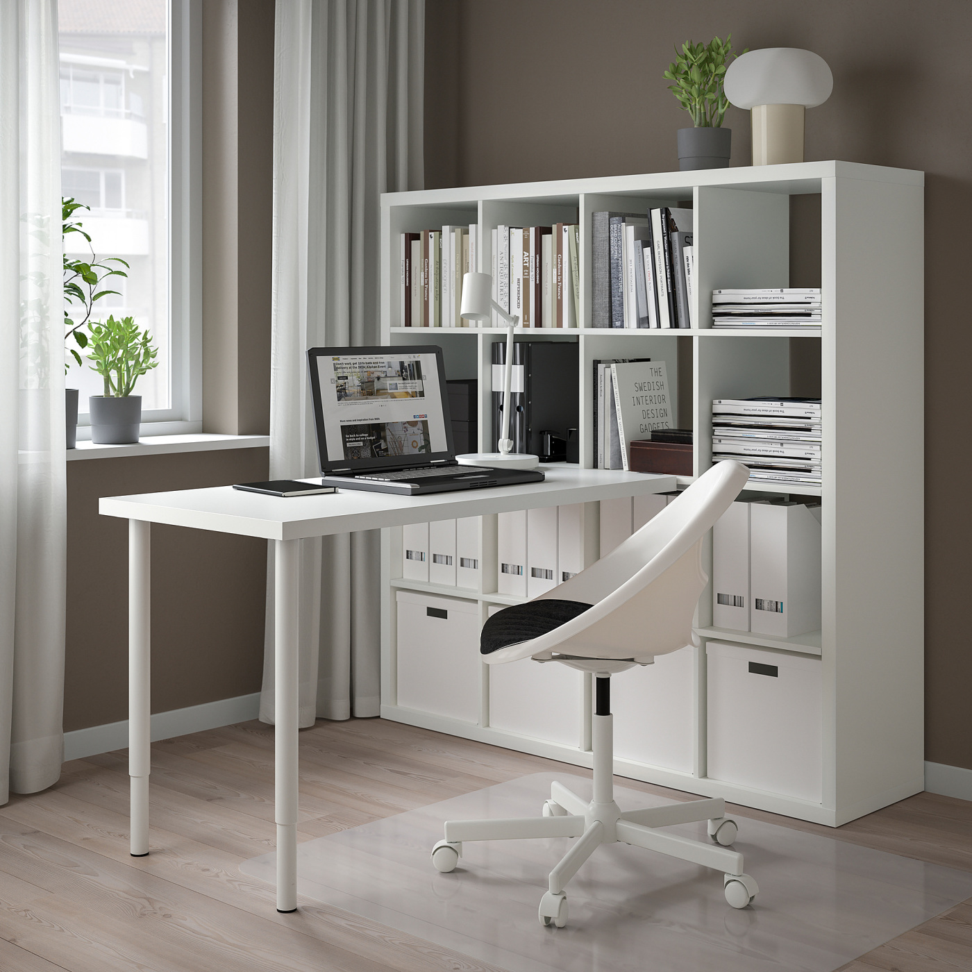 KALLAX / LAGKAPTEN desk combination white - IKEA
