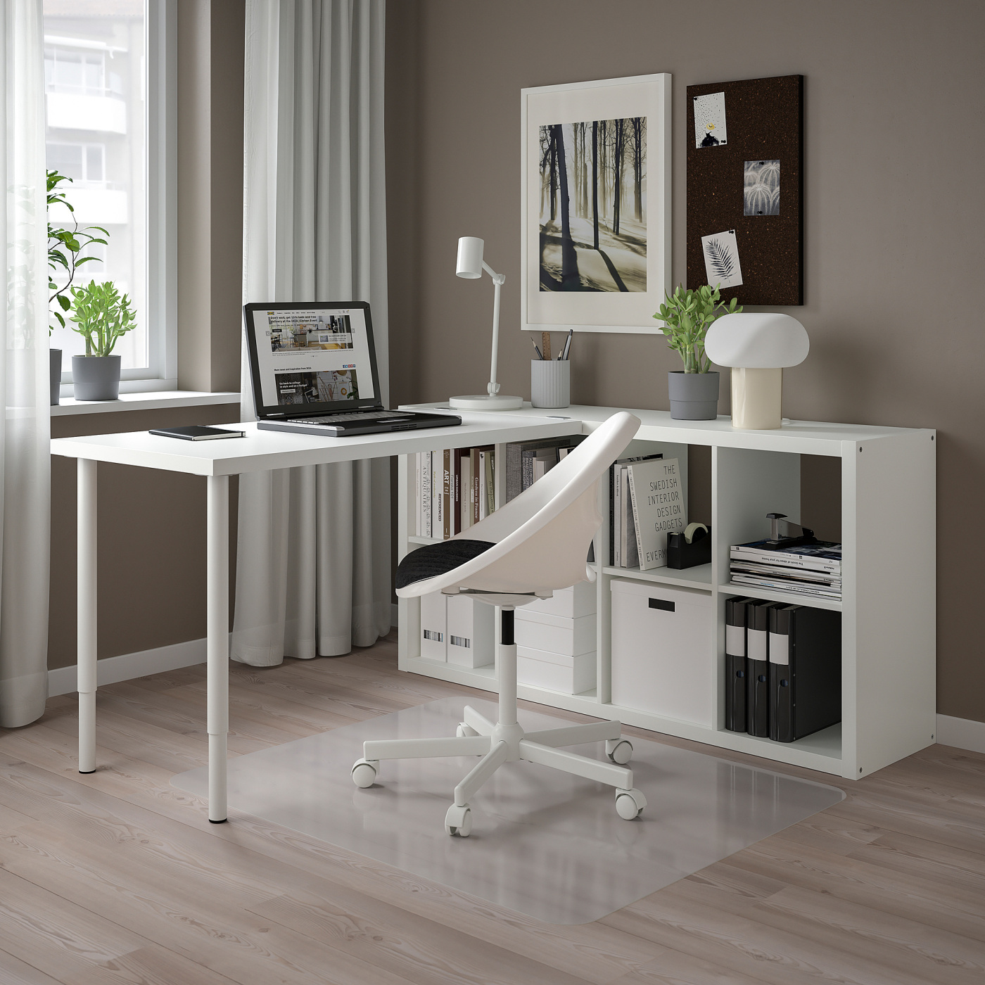 KALLAX / LAGKAPTEN desk combination white - IKEA