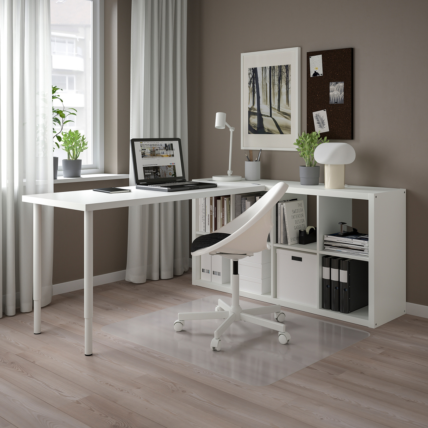 KALLAX / LAGKAPTEN desk combination white - IKEA
