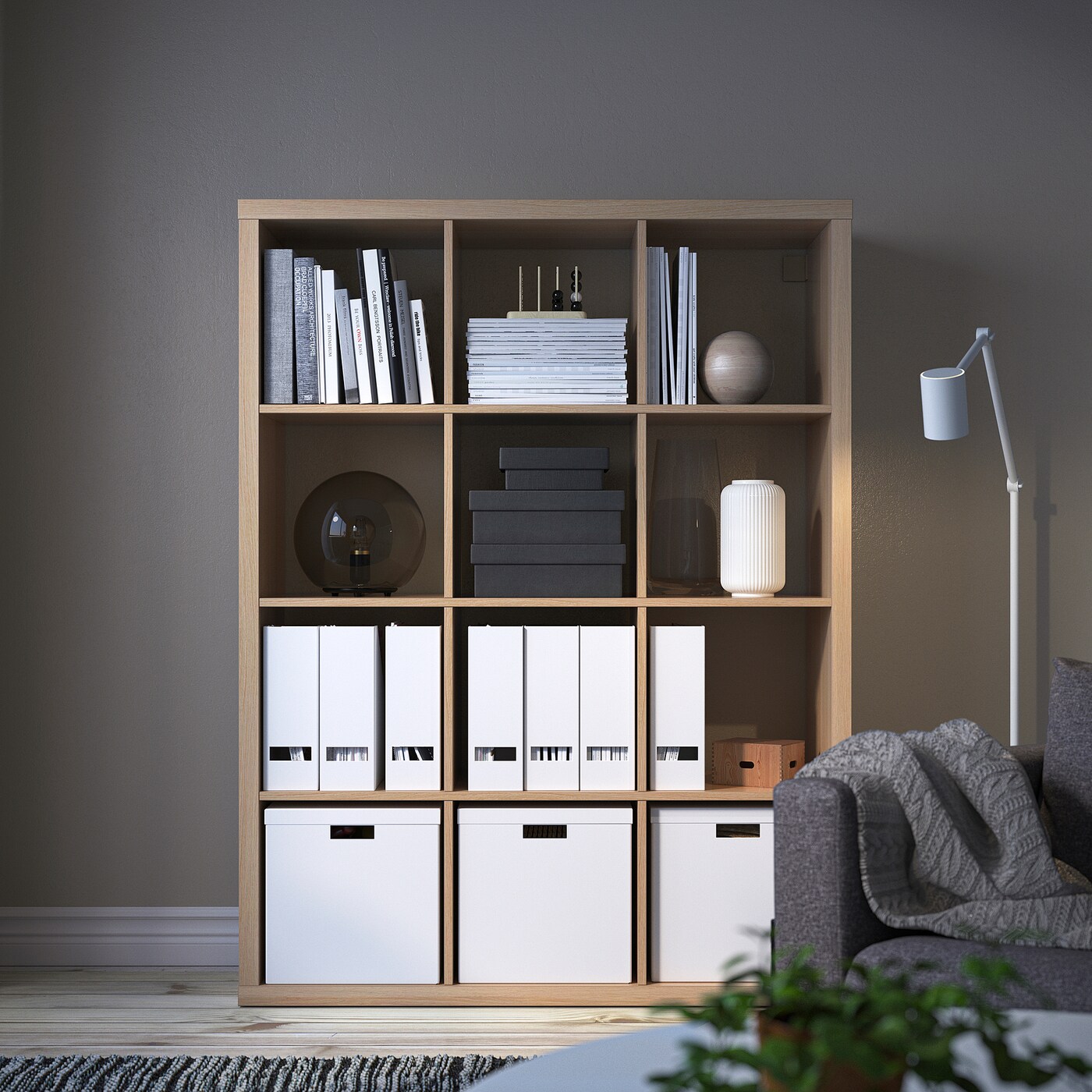 IKEA KALLAX 2x2用 オーク集成材天板(加工3枚＋未加工1枚セット