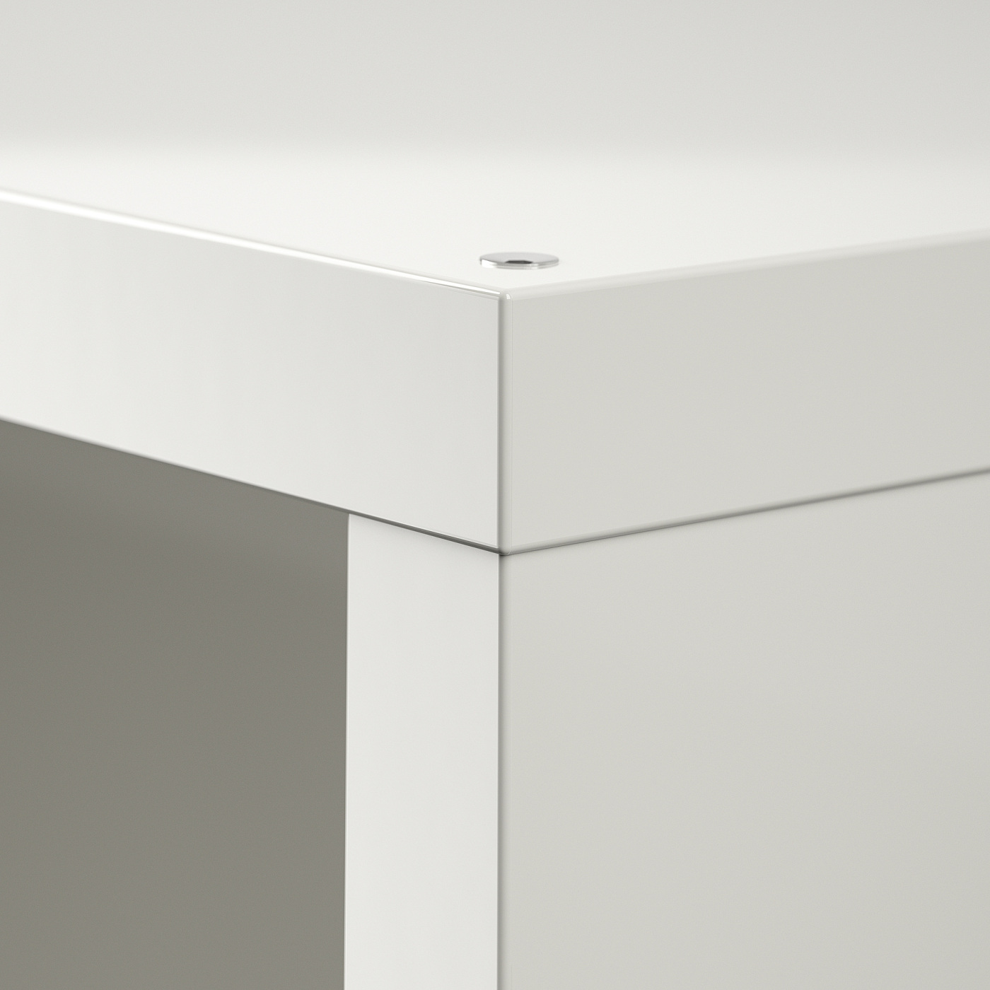 KALLAX shelving unit with 2 doors/with 2 shelf inserts white - IKEA