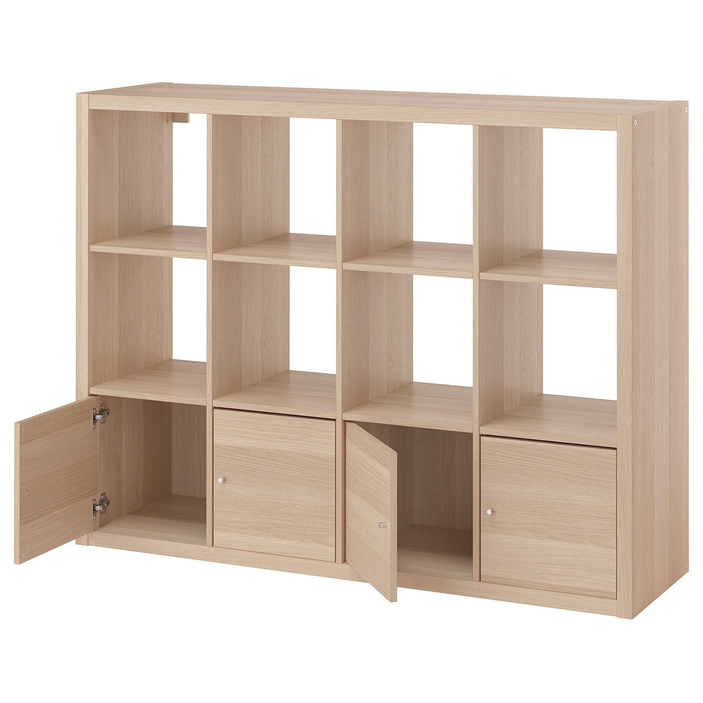 IKEA KALLAX 2x2用 オーク集成材天板(加工3枚＋未加工1枚セット) IKEA KALLAX 2x2用 オーク集成材天板(加工3枚＋未加工1
