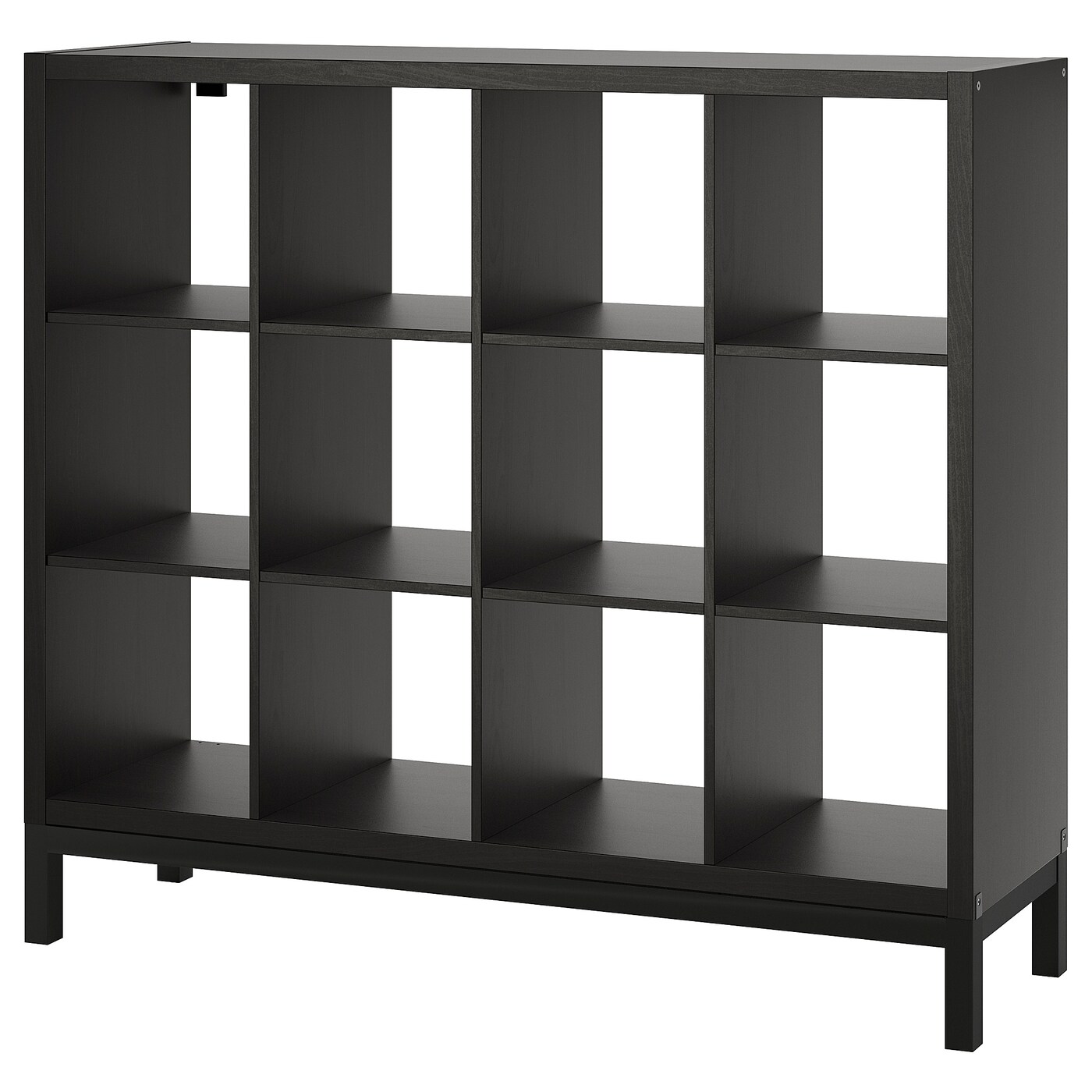 IKEA イケア　KALLAX カラックス　ブラック　25年6月購入　未開封 KALLAX shelving unit with underframe black-brown/black - IKEA