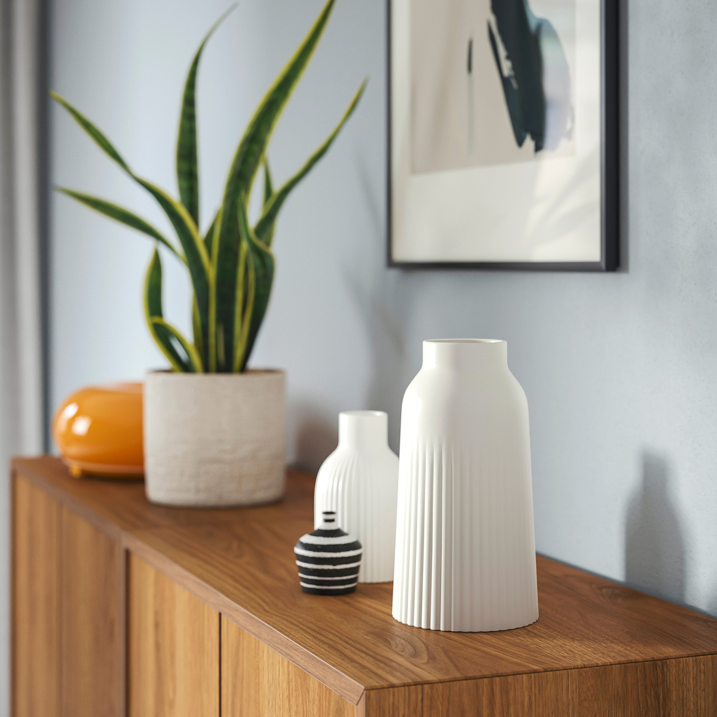 KAPKASTANJ vase off-white - IKEA