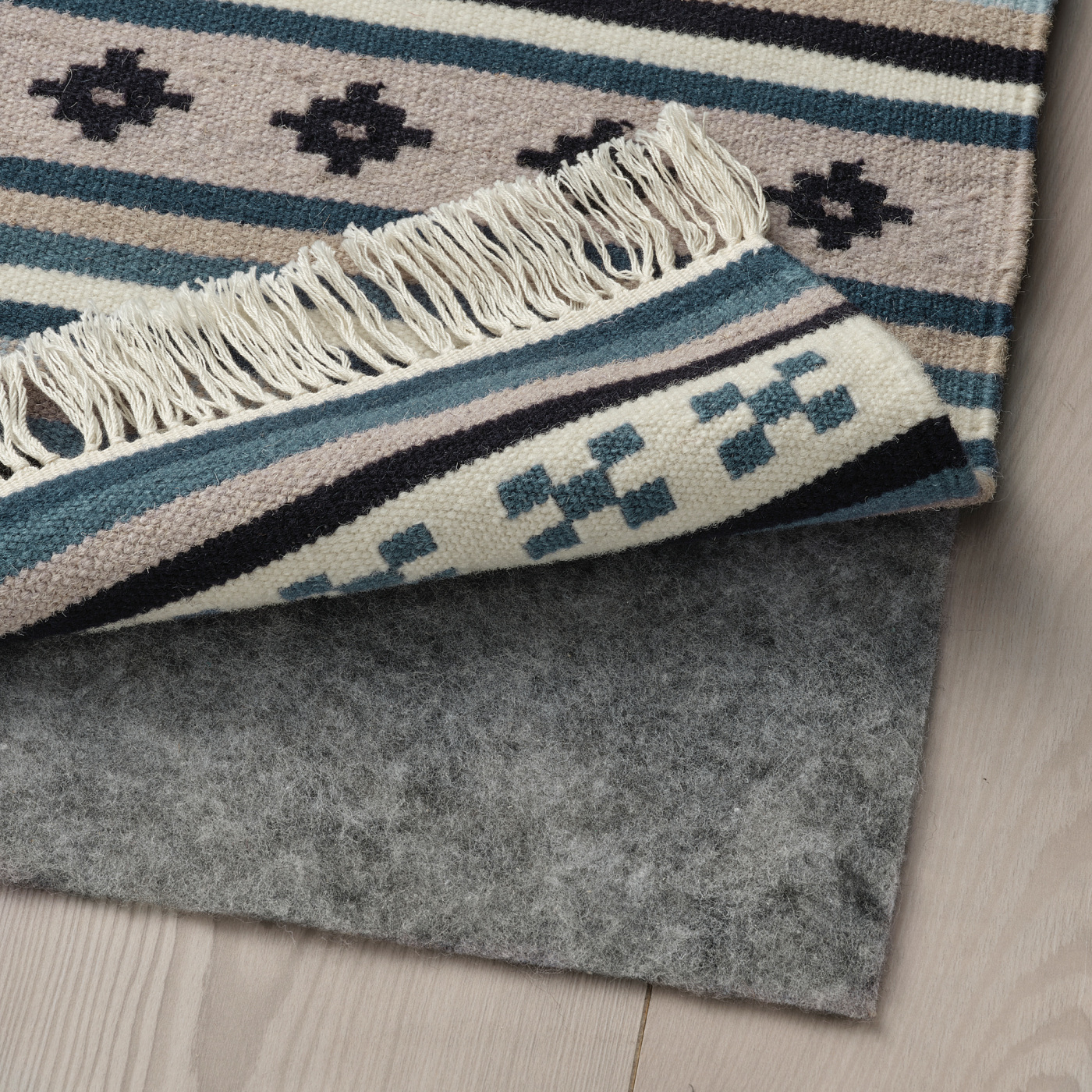 KATTRUP rug, flatwoven handmade/blue - IKEA