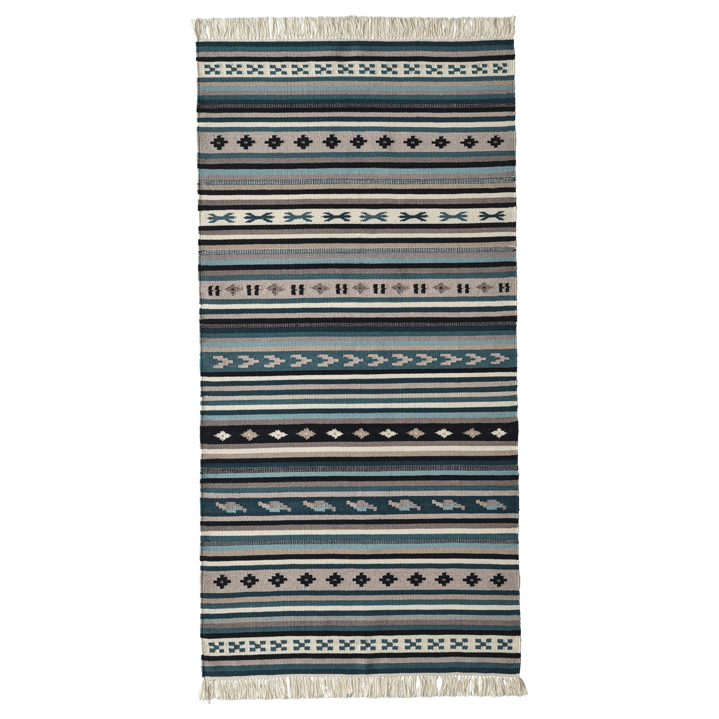 KATTRUP rug, flatwoven handmade/blue - IKEA