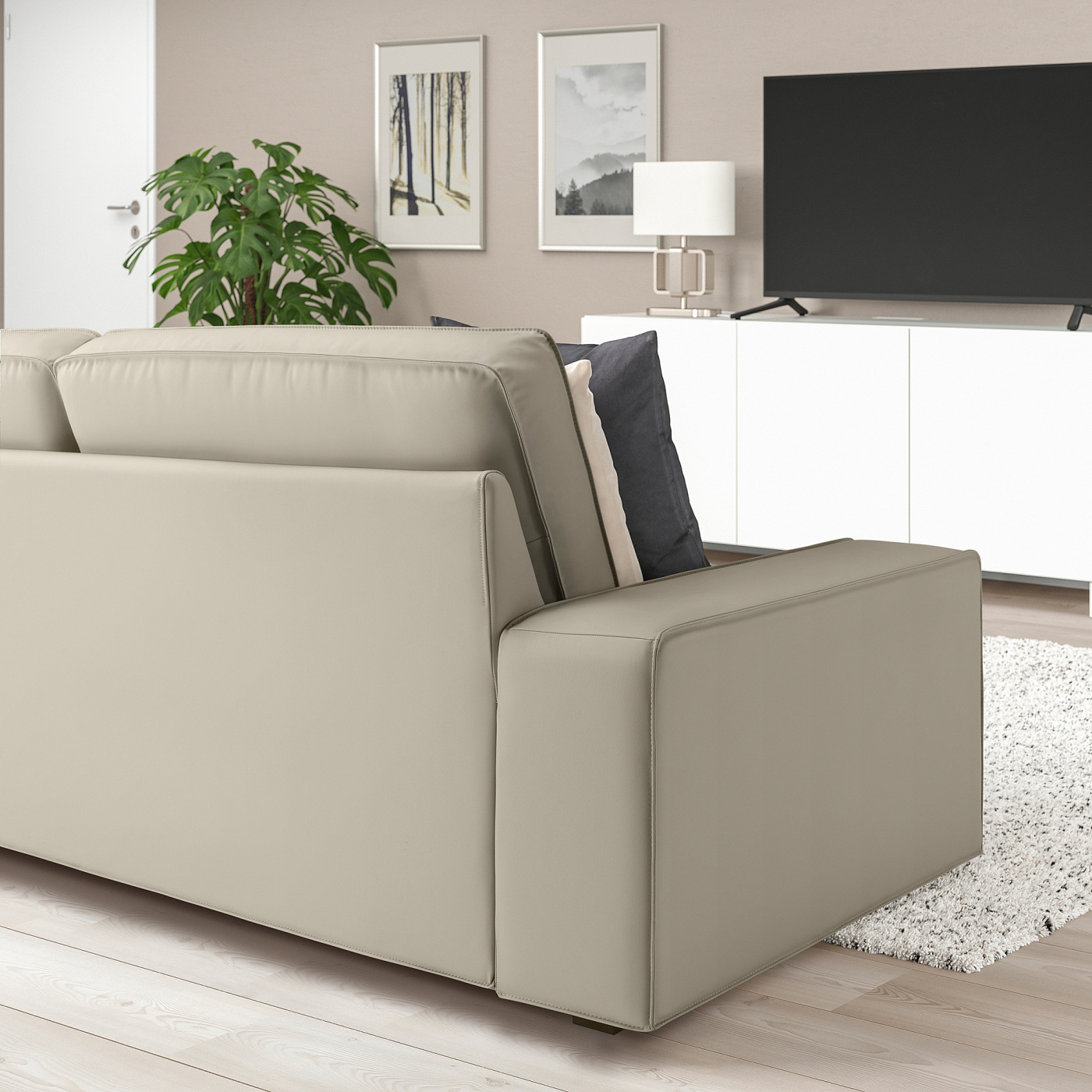 KIVIK 2-seat sofa Gislatorp grey-beige - IKEA