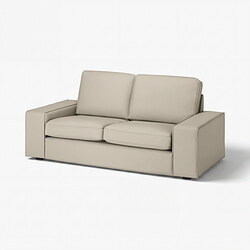 KIVIK 2-seat sofa Tibbleby beige/grey - IKEA