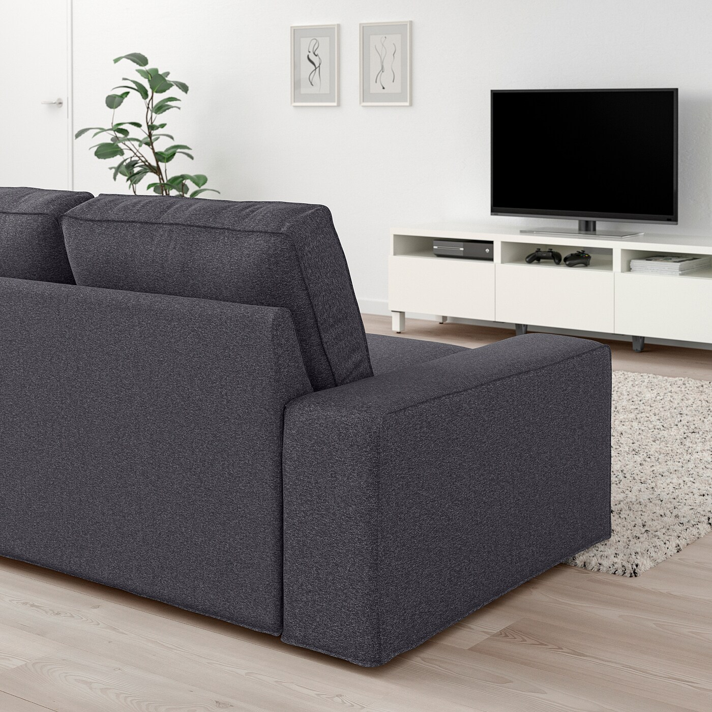 Ikea KIVIK 2-seat sofa, Tibbleby beige/grey : Amazon.ca: Home