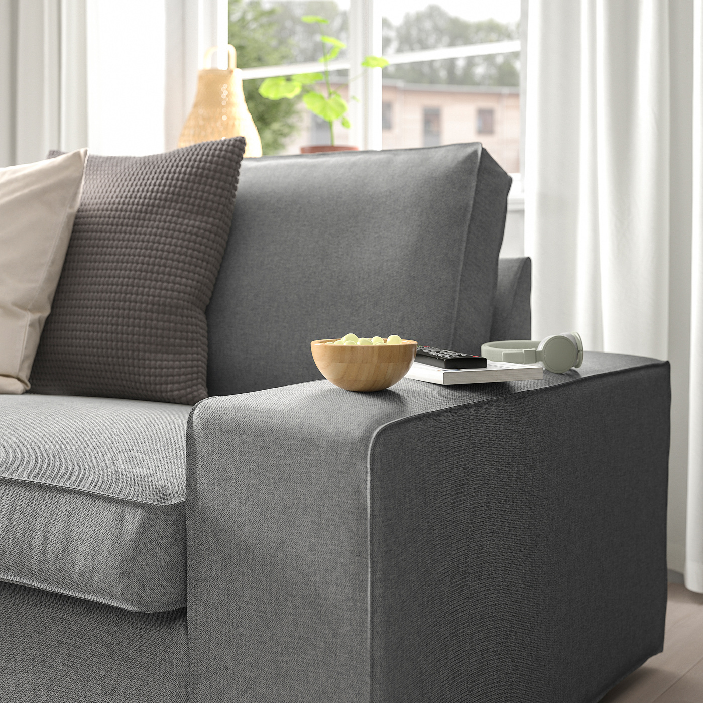 【土日限定SALE】IKEA/ KIVIK 2Pソファ グレー KIVIK 2-seat sofa Tibbleby beige/grey - IKEA