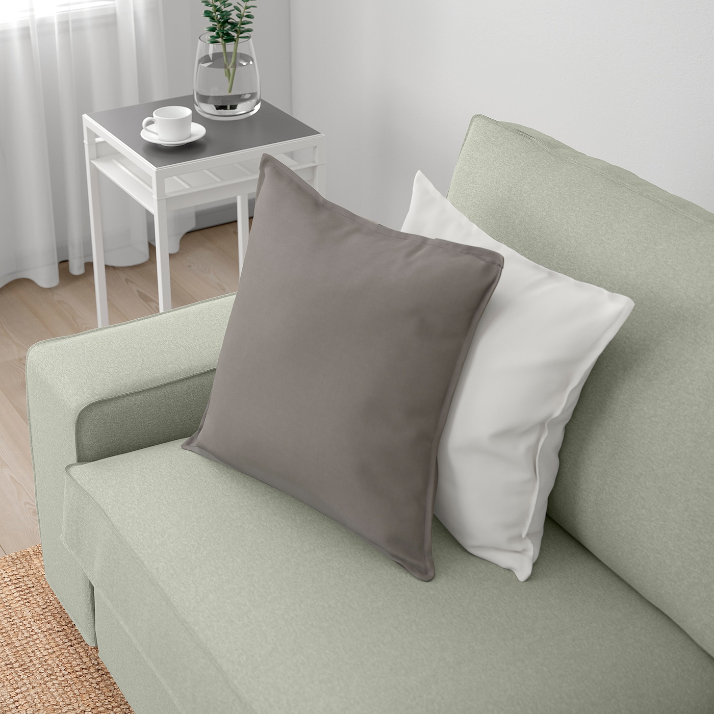 kivi  4点セット KIVIK 4-seat sofa with chaise longue Gunnared light green - IKEA