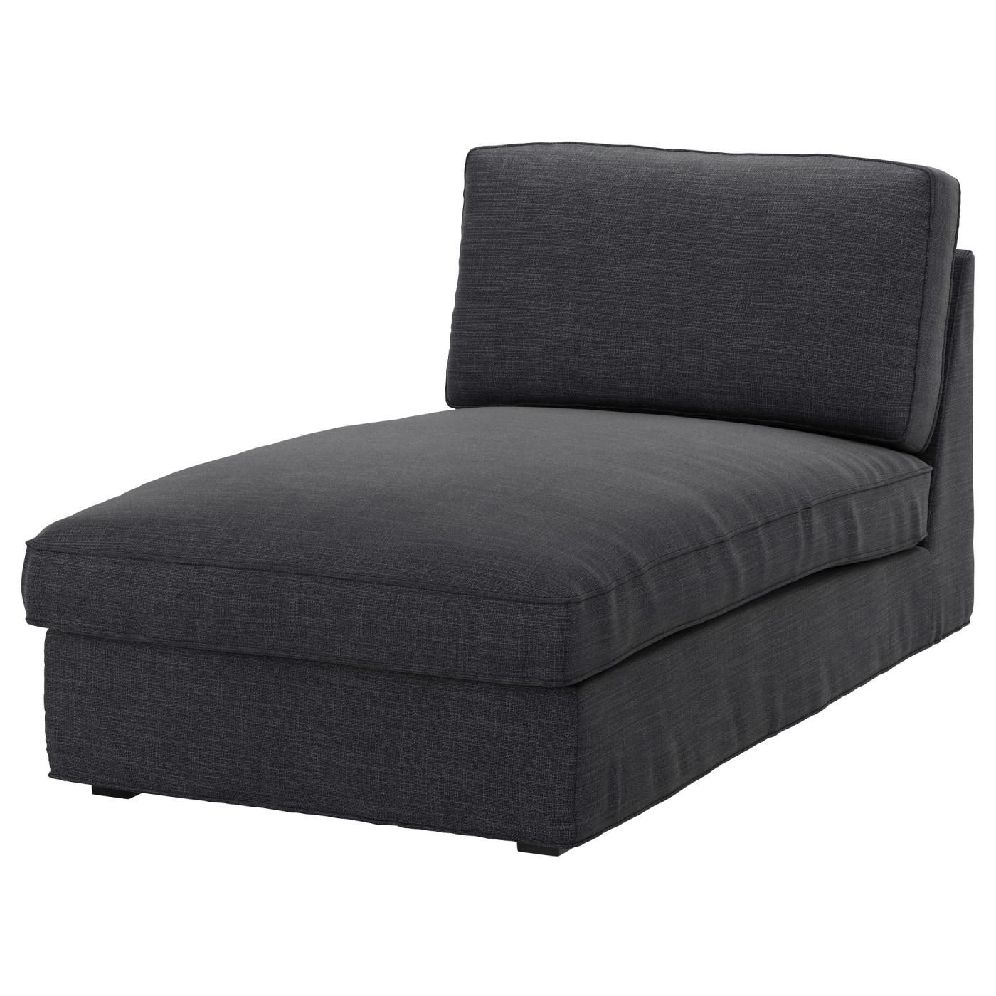 KIVIK cover for chaise longue Hillared anthracite - IKEA