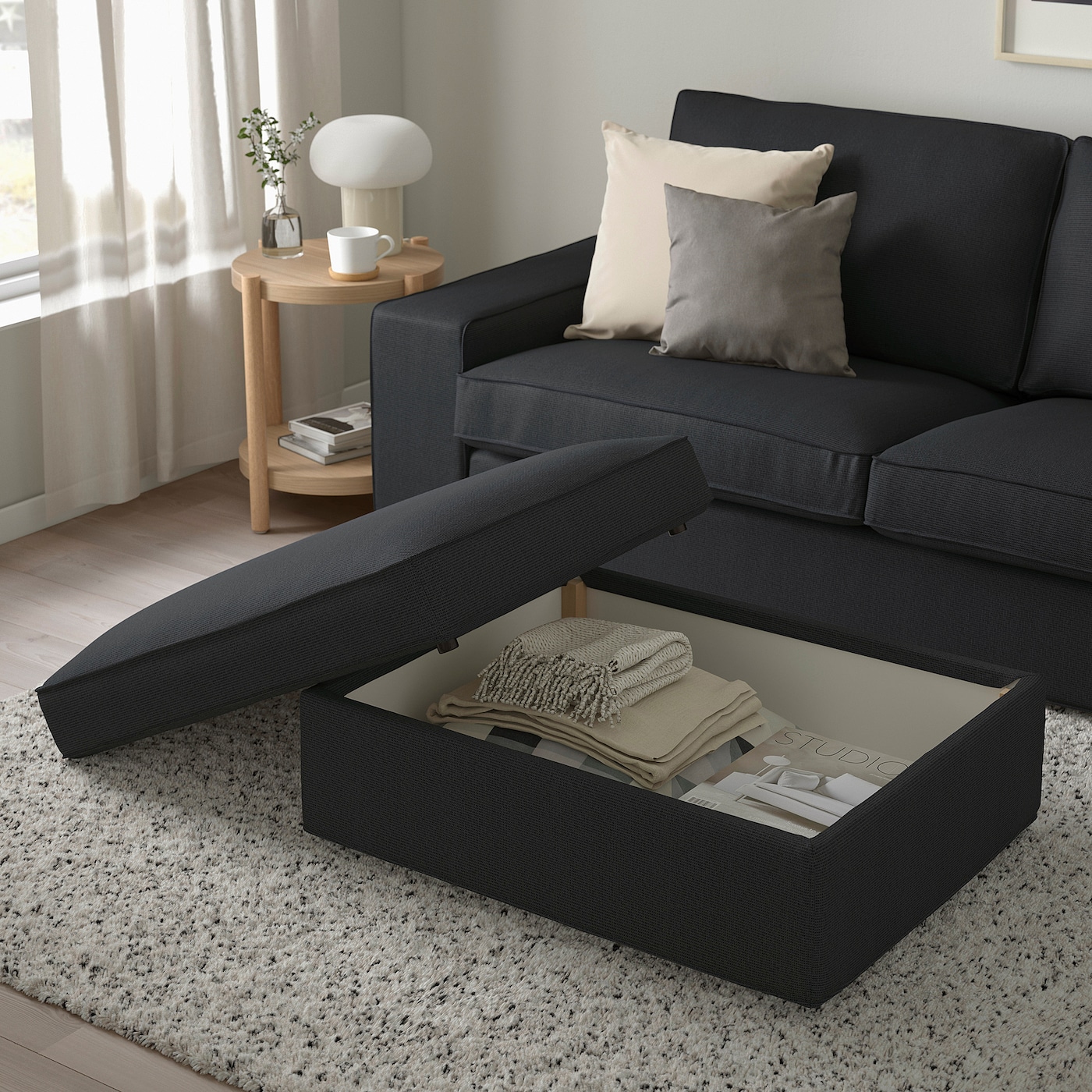 IKEA ストックスンド オットマン オットマン・ソファ足置き（オットマン収納）の通販 - IKEA