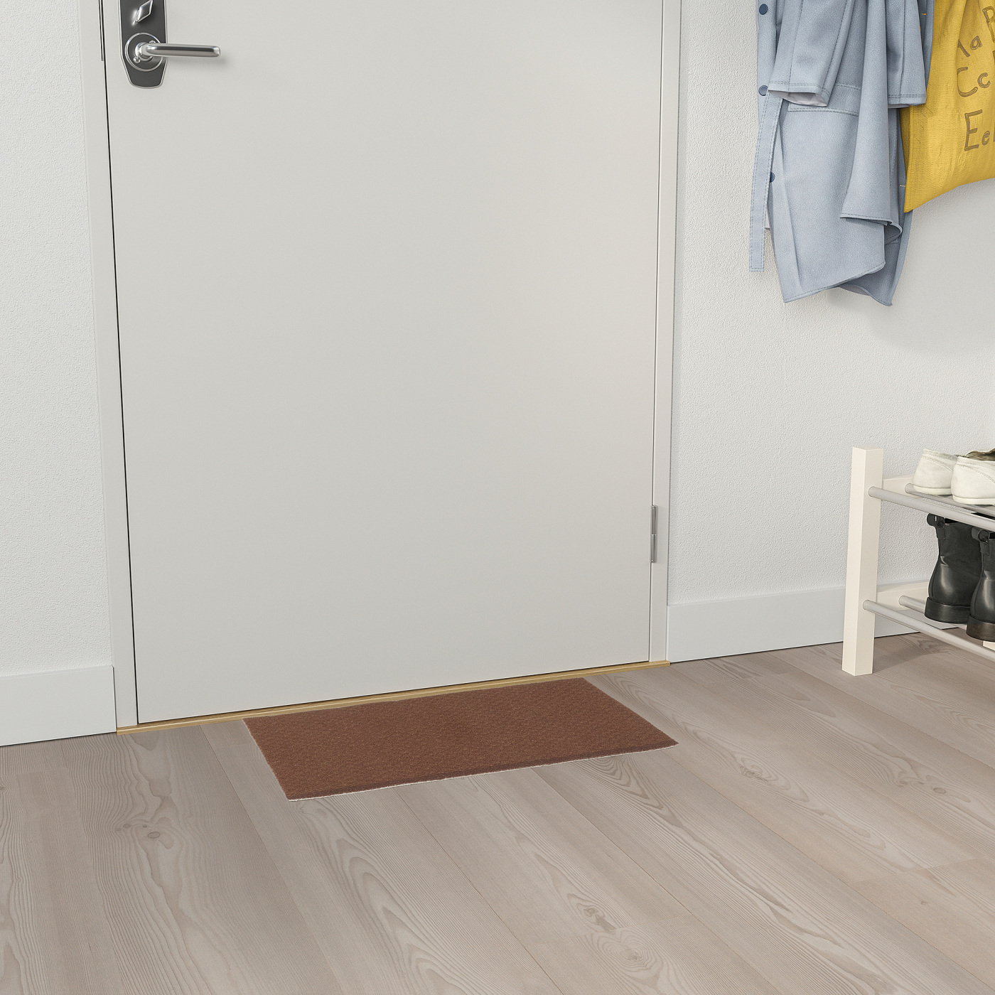 IKEA】牛革ブラウンマット 未使用の通販 | WALKINTOWELLNESS