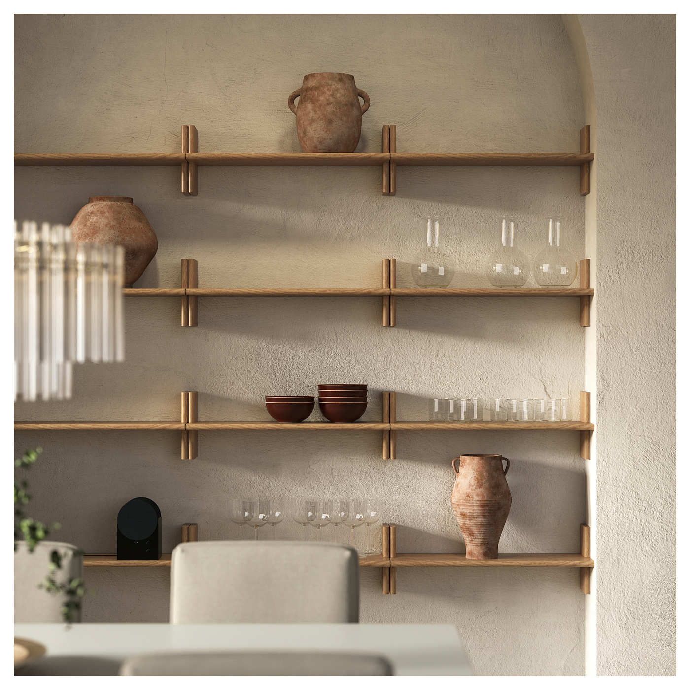 KLAVRESTRÖM wall shelf oak - IKEA