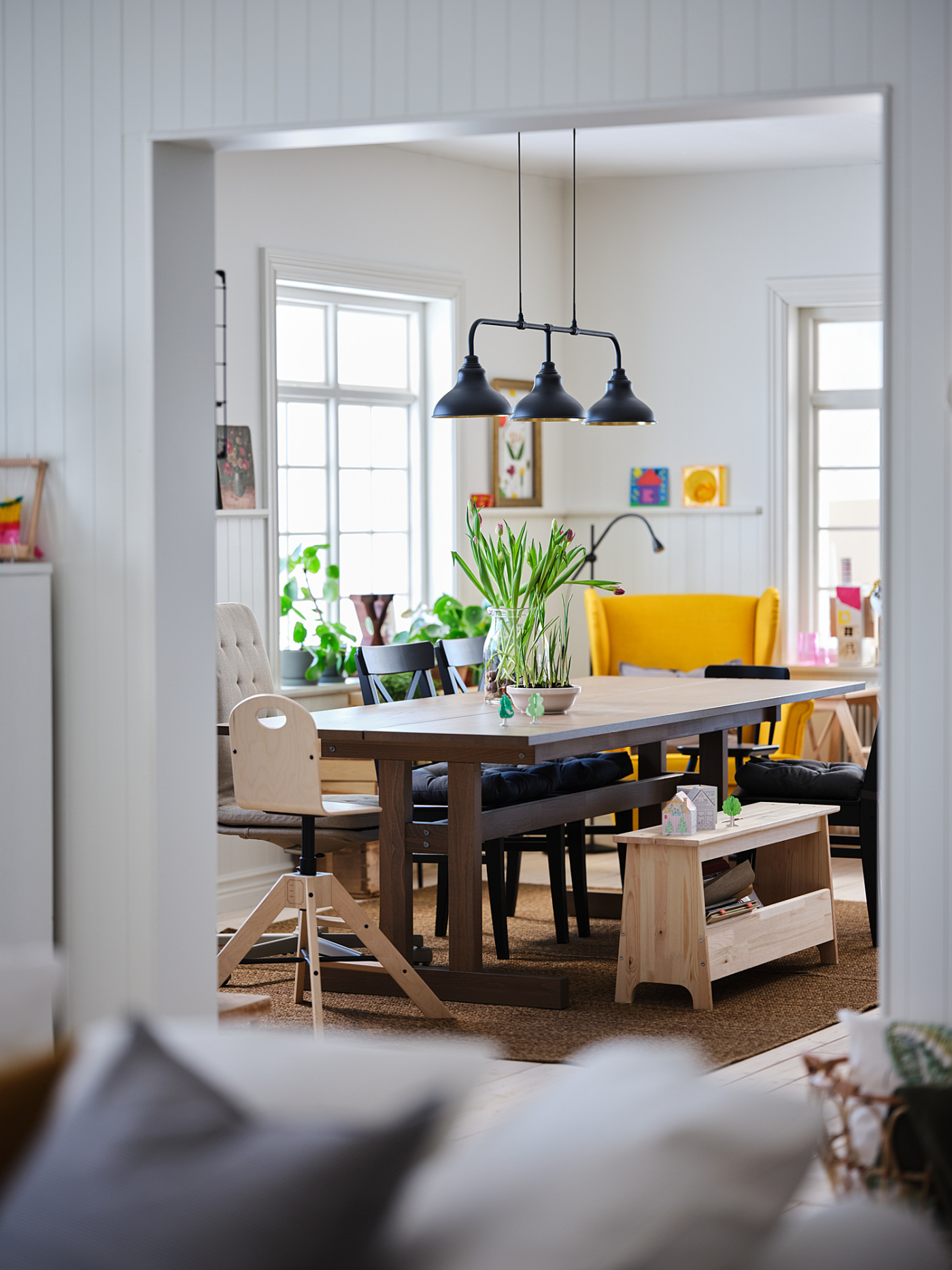 KLIMPFJÄLL dining table grey-brown - IKEA