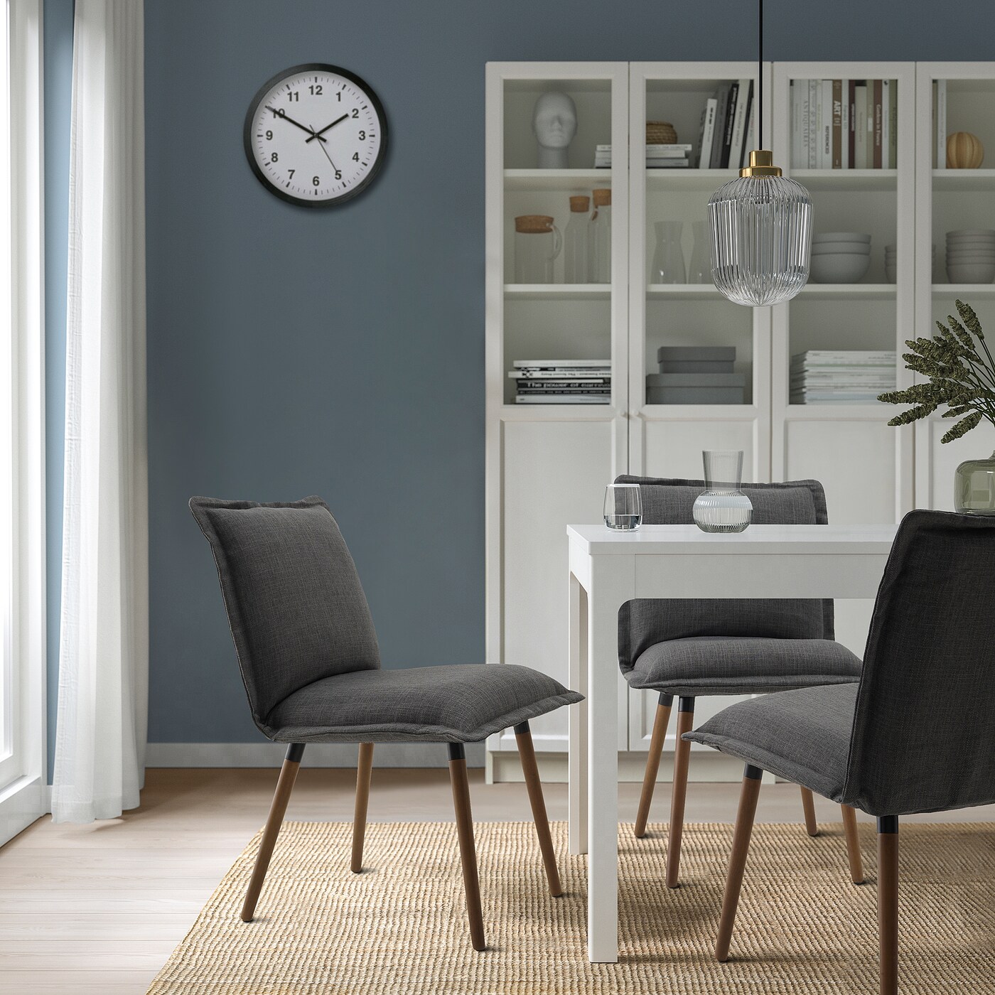 IKEA クリンテン KLINTEN ダイニングチェア 2脚 KLINTEN chair brown/Kilanda dark grey - IKEA