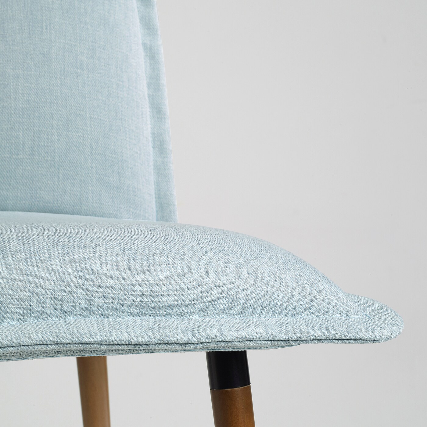 KLINTEN chair brown/Kilanda pale blue - IKEA
