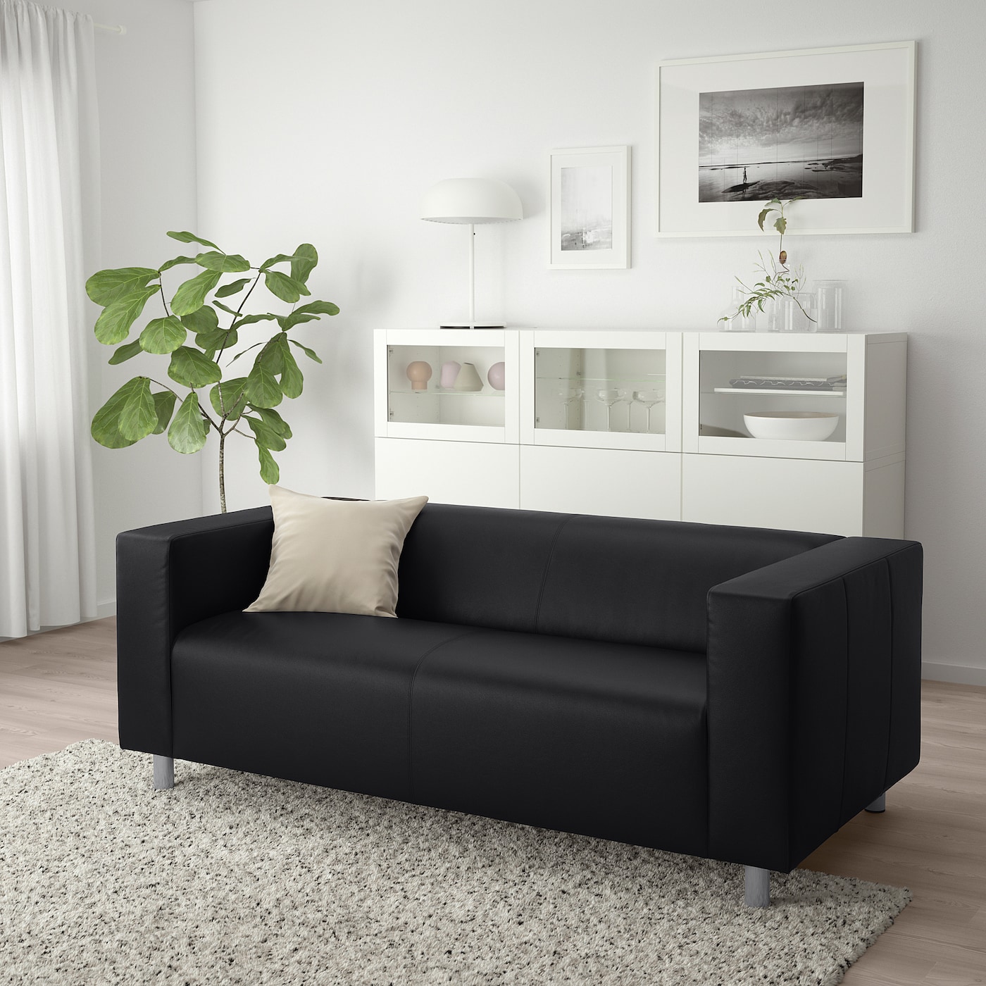 KLIPPAN Loveseat, Bomstad black - IKEA US