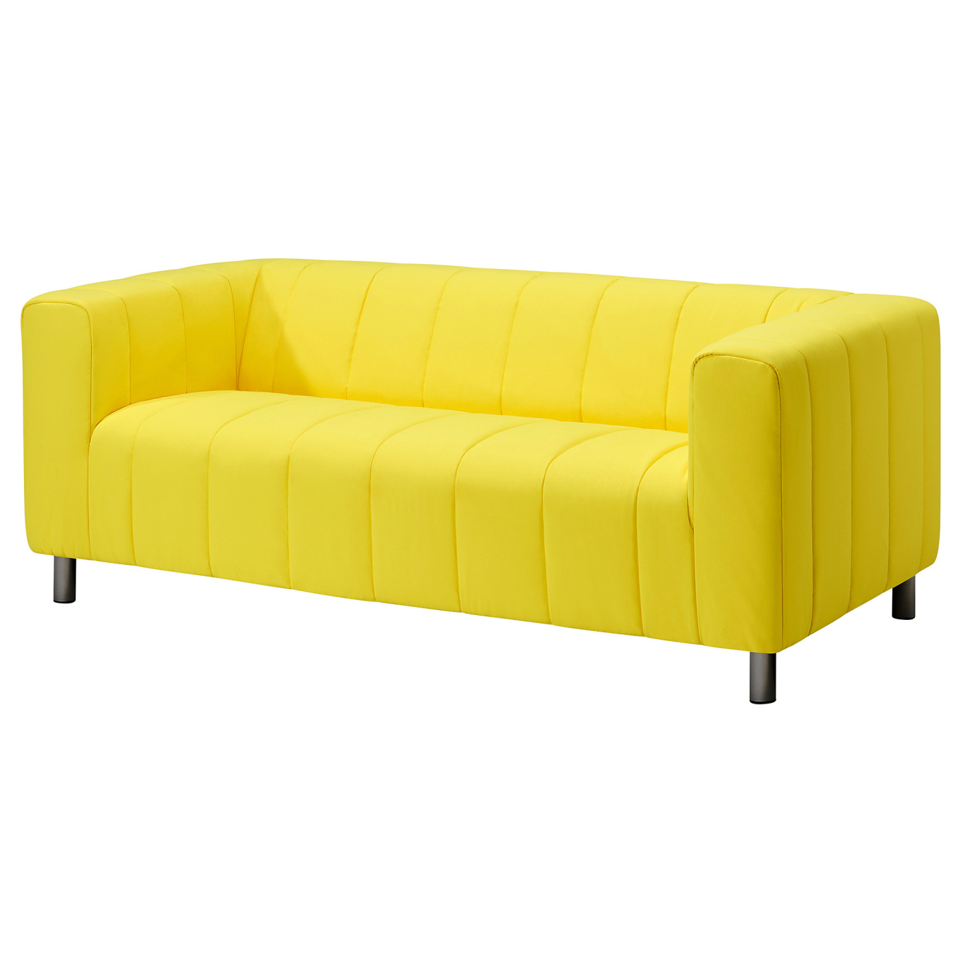 KLIPPAN 2-seat sofa Långban bright yellow - IKEA