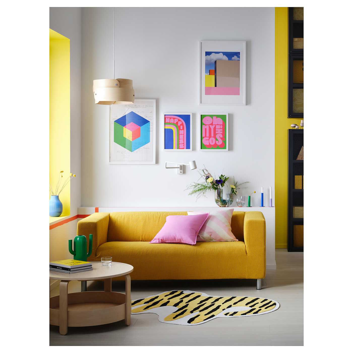 KLIPPAN 2-seat sofa Vansbro yellow - IKEA