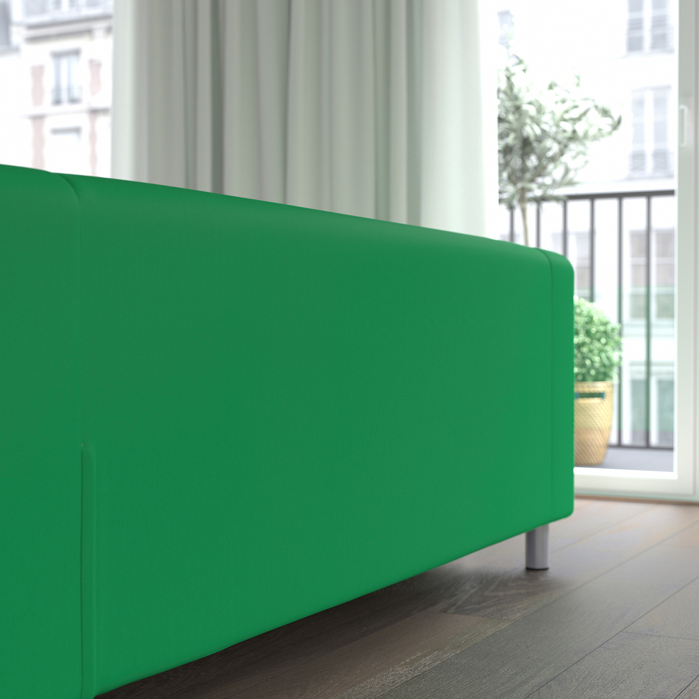 KLIPPAN 2-seat sofa Vissle green - IKEA