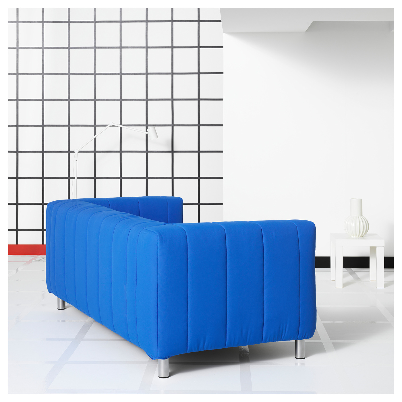 KLIPPAN cover for 2-seat sofa Långban bright blue - IKEA