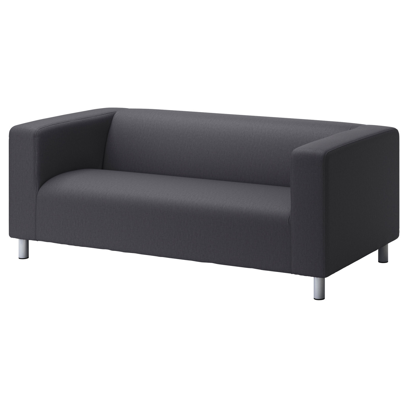 KLIPPAN cover for 2-seat sofa Vissle grey - IKEA