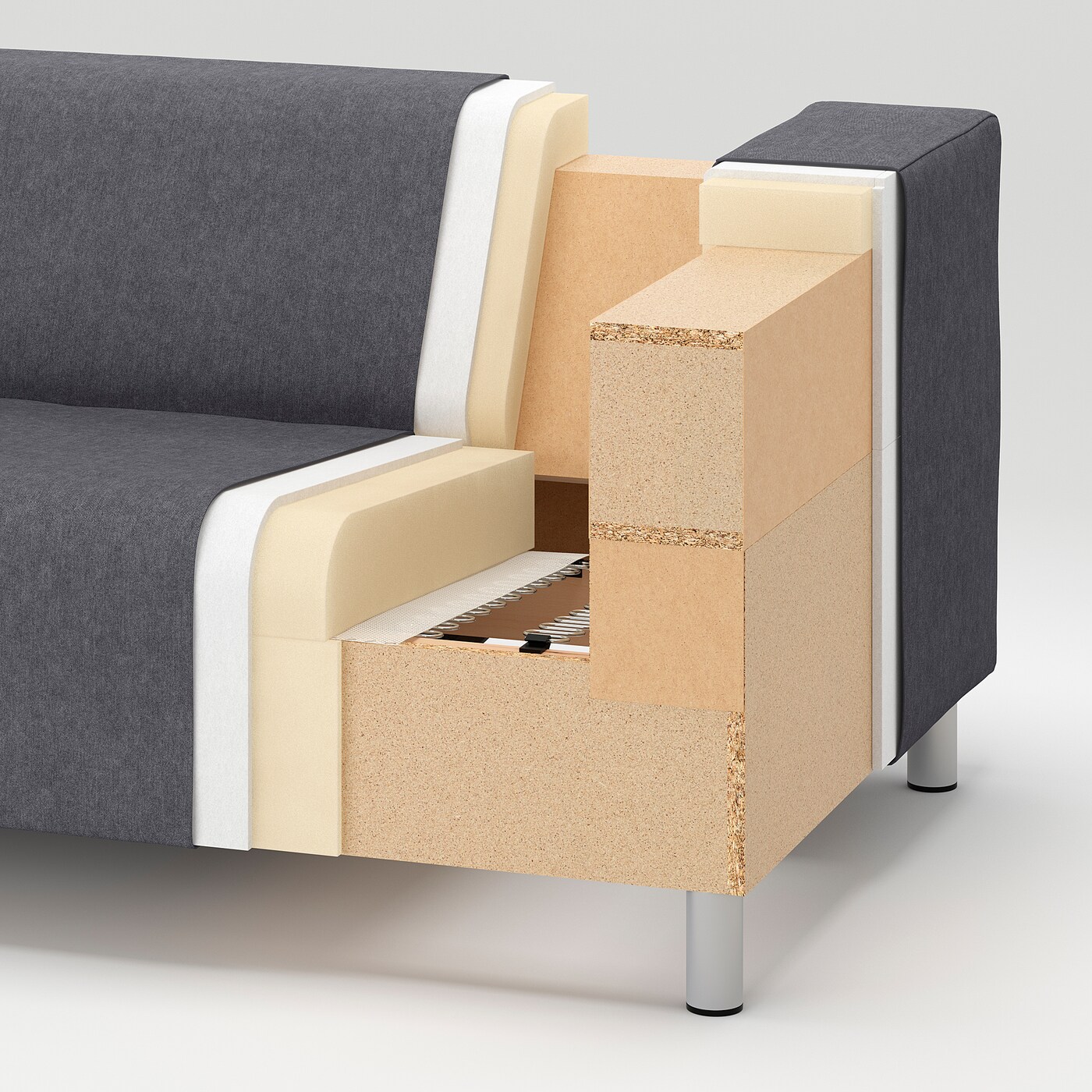 KLIPPAN frame, 2-seat sofa lining cloth - IKEA