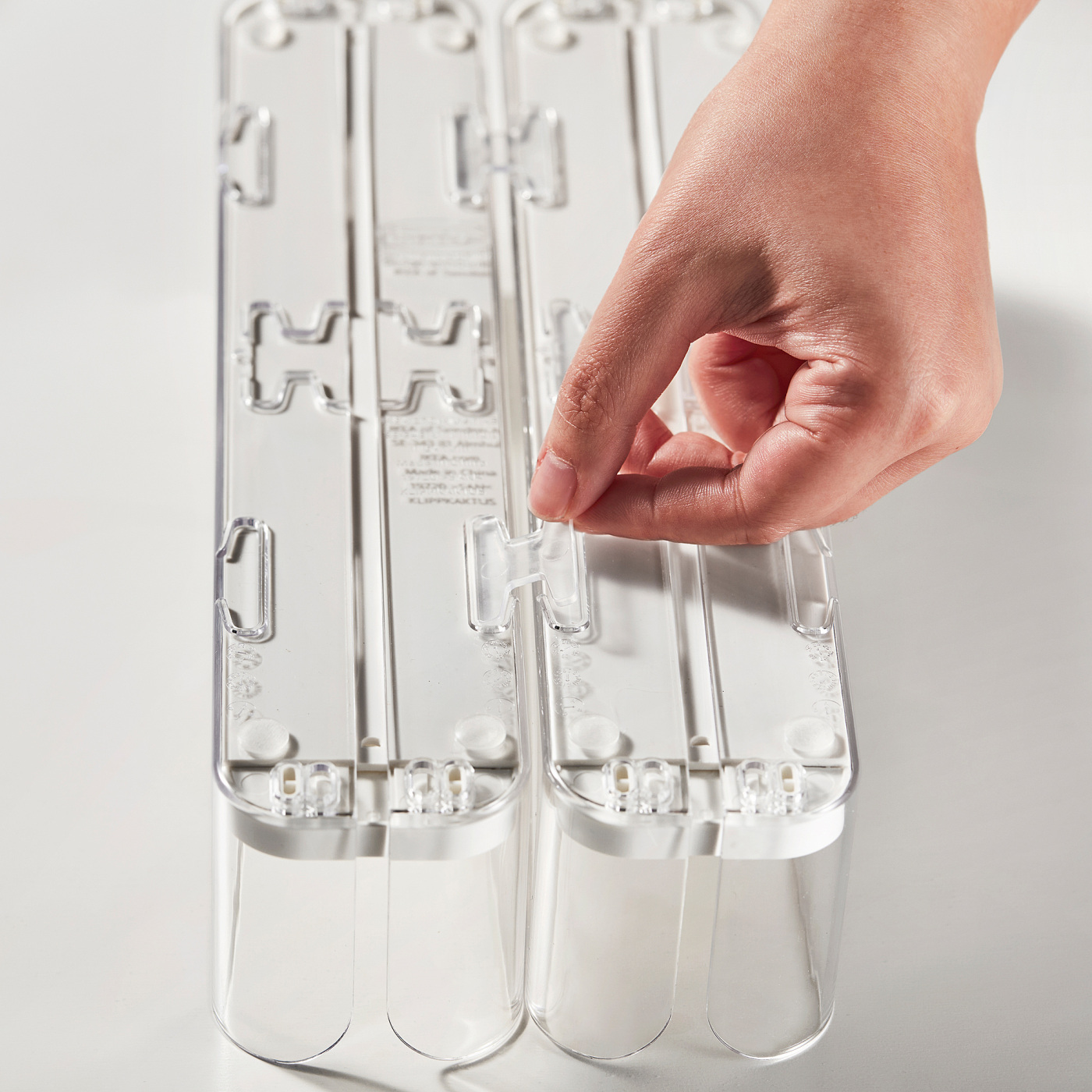 KLIPPKAKTUS drink holder for fridge transparent - IKEA