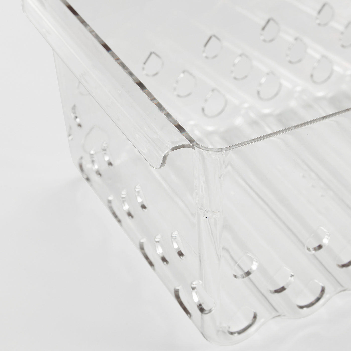 KLIPPKAKTUS storage basket for fridge transparent - IKEA
