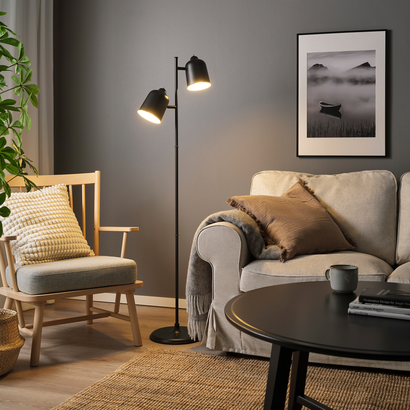 KLÖVING floor lamp anthracite - IKEA