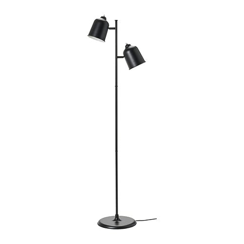 IKEA LEDフロアランプ OBEGRANSAD OBEGRÄNSAD LED floor lamp black - IKEA