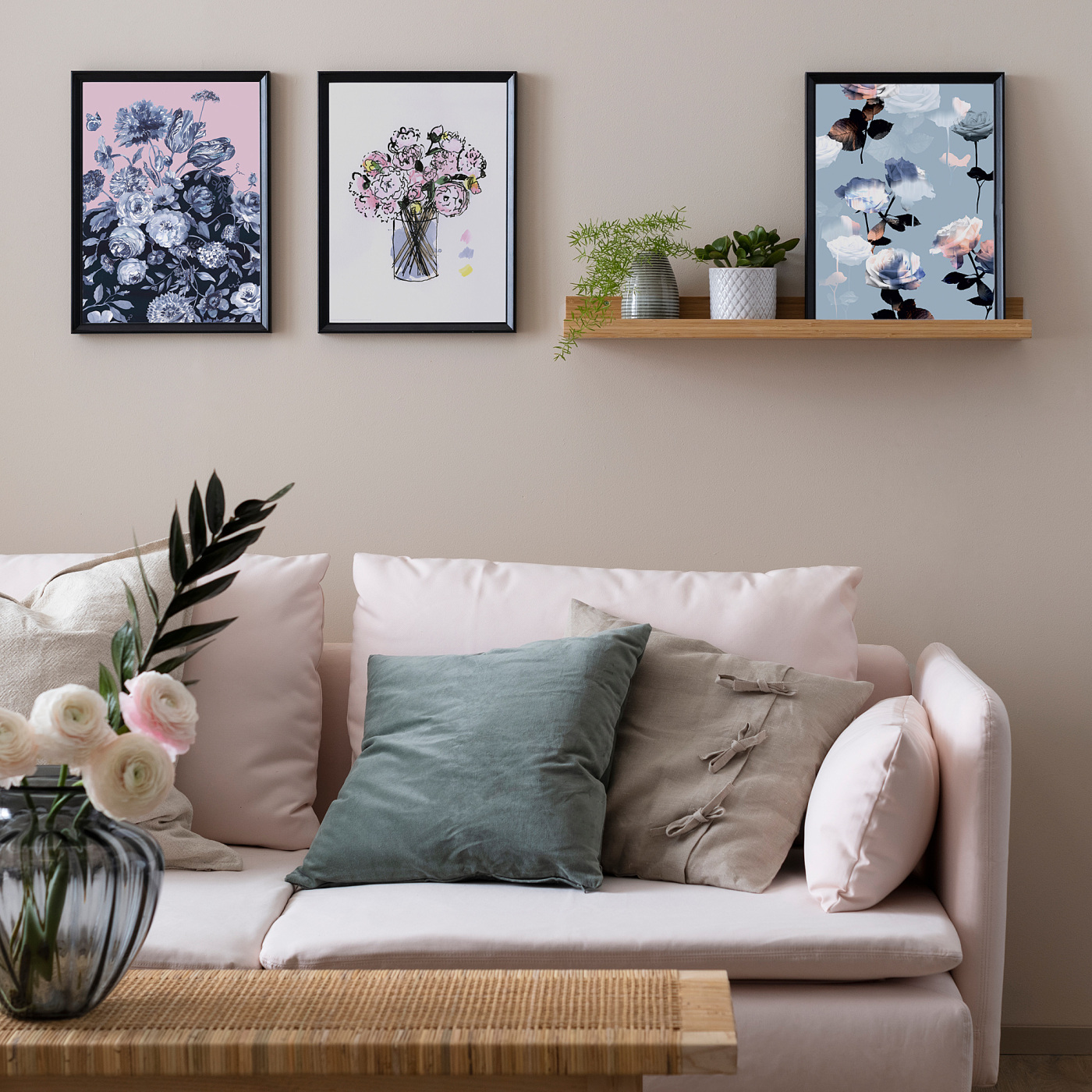 KNOPPÄNG frame black - IKEA