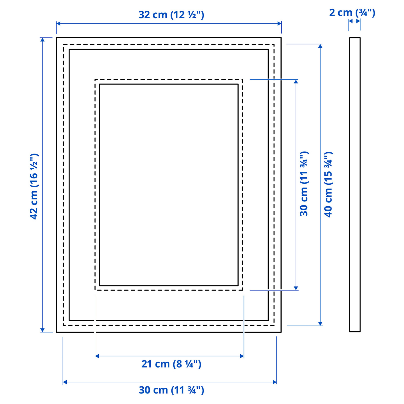 KNOPPÄNG frame black - IKEA
