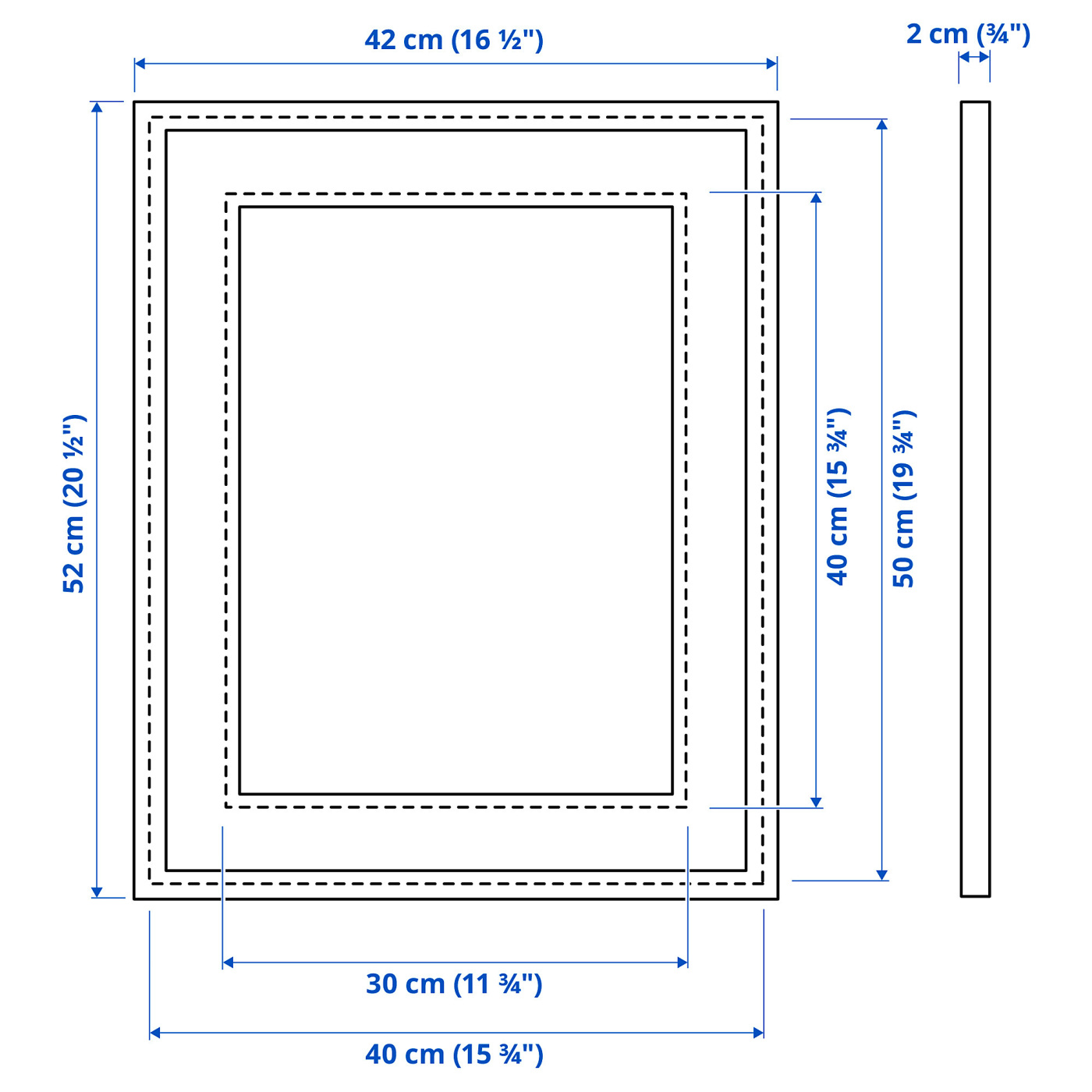 KNOPPÄNG frame black - IKEA