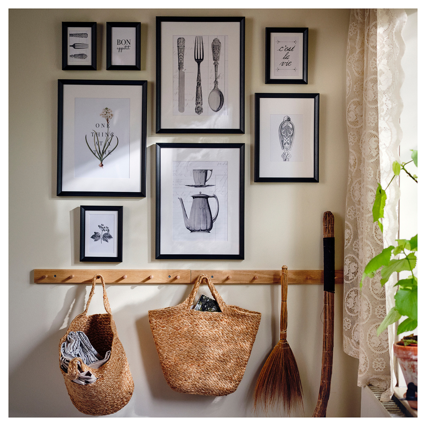 KNOPPÄNG frame black - IKEA