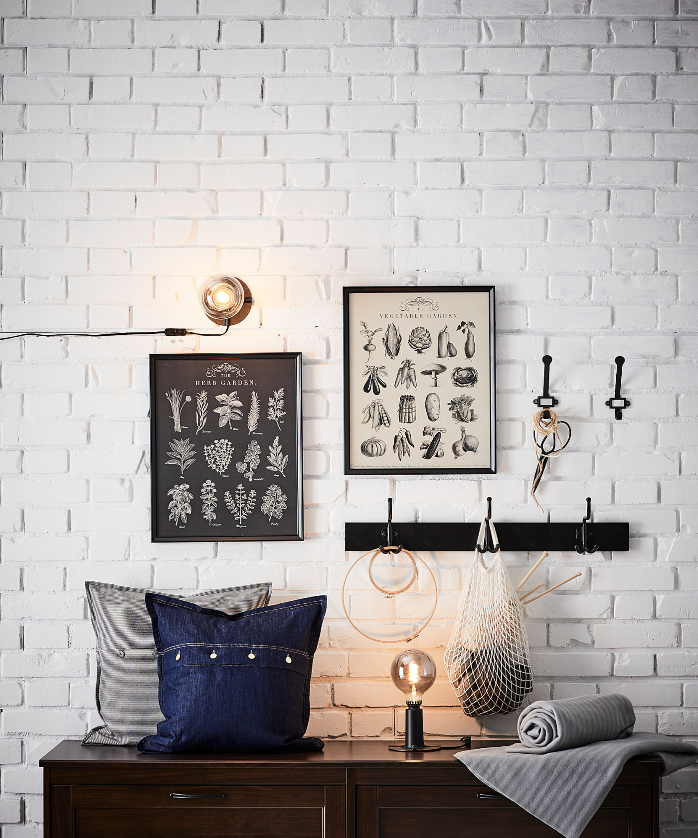 KNOPPÄNG frame with poster garden - IKEA
