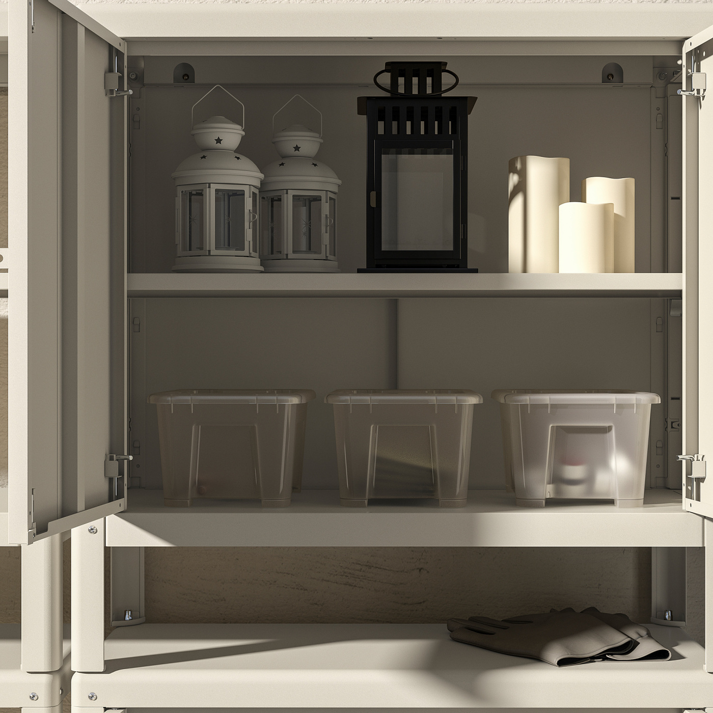 KOLBJÖRN cabinet in/outdoor beige - IKEA