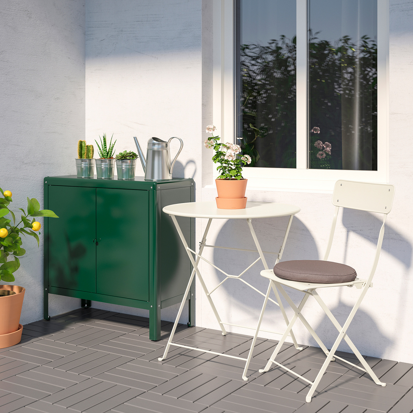 KOLBJÖRN cabinet in/outdoor green - IKEA