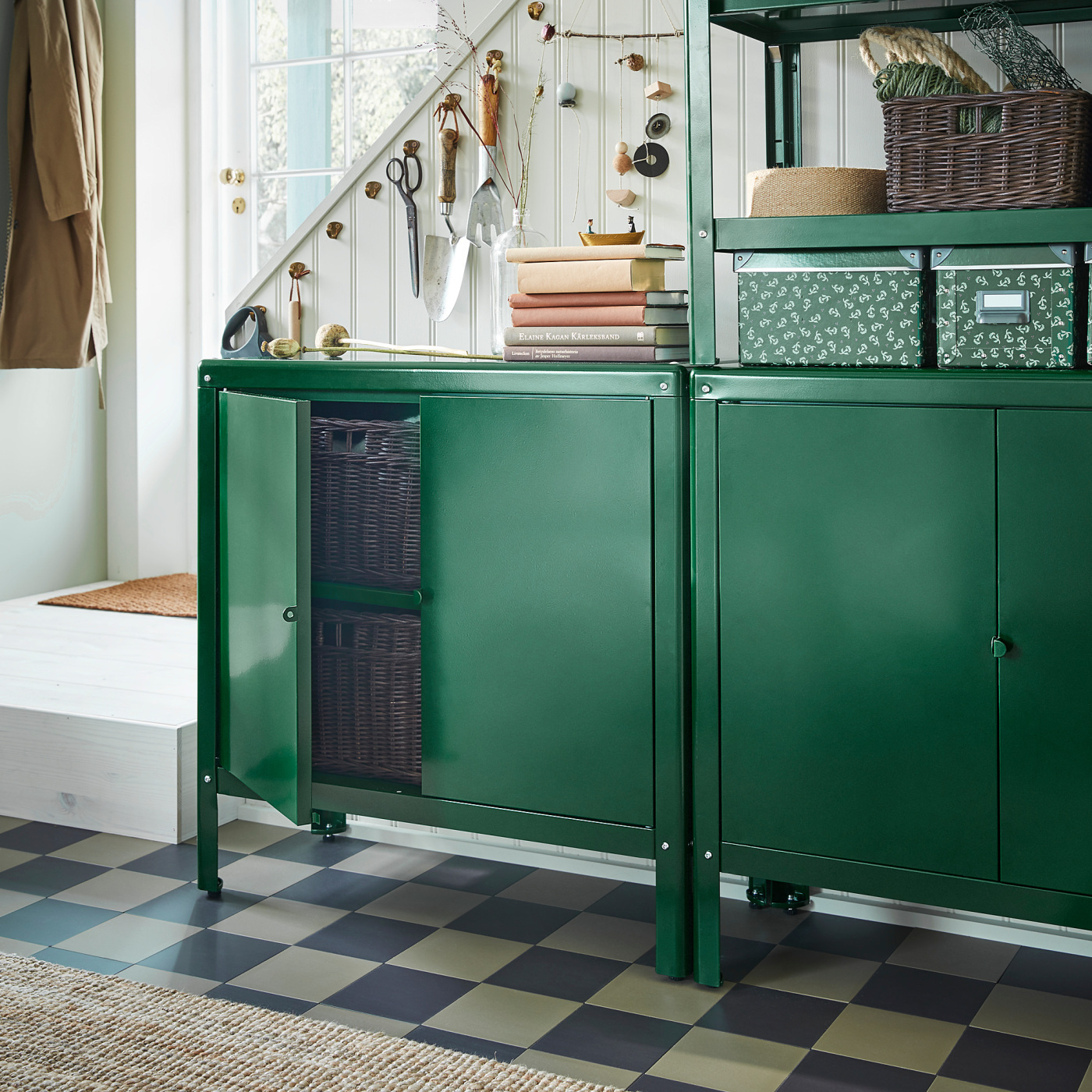 KOLBJÖRN cabinet in/outdoor green - IKEA