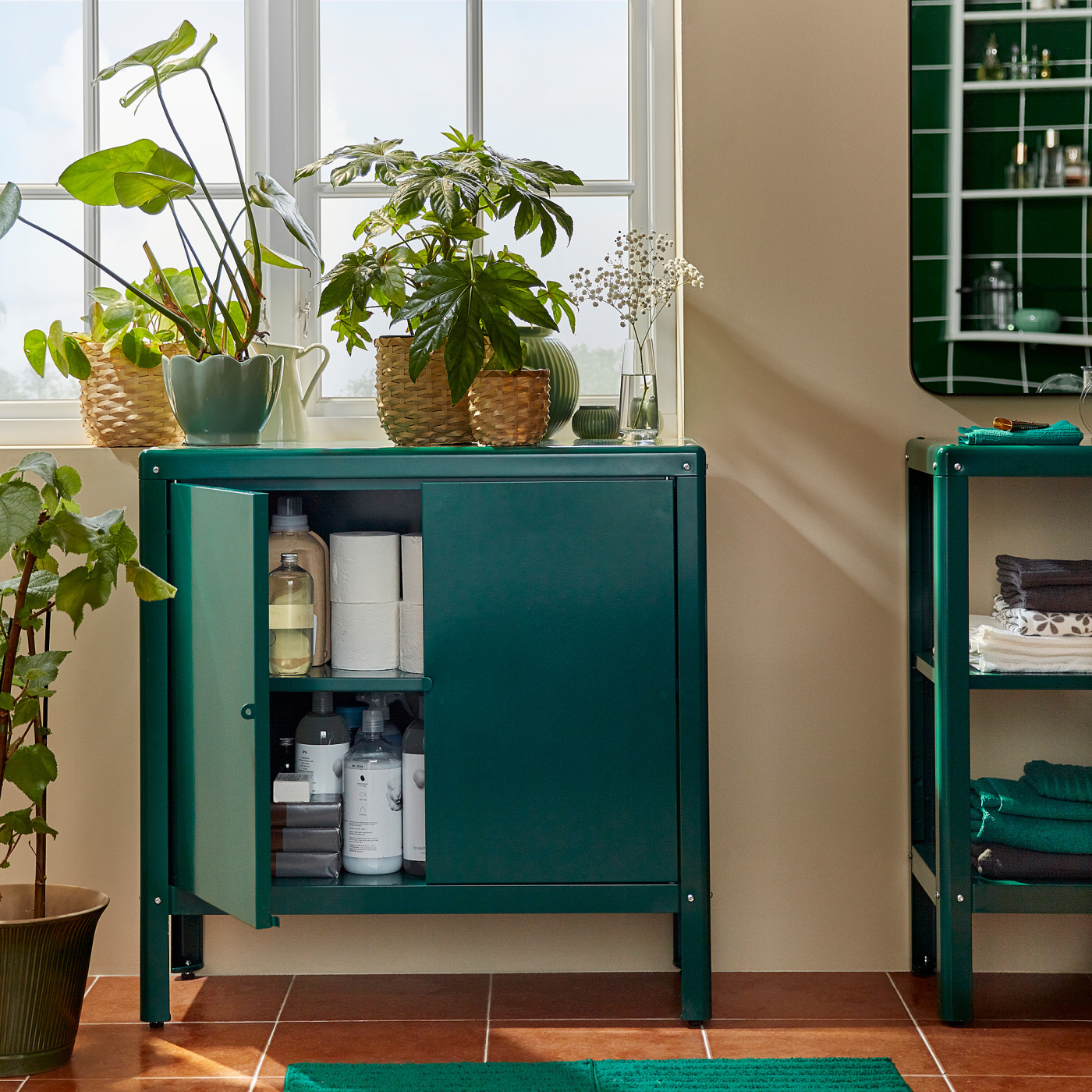 KOLBJÖRN cabinet in/outdoor green - IKEA
