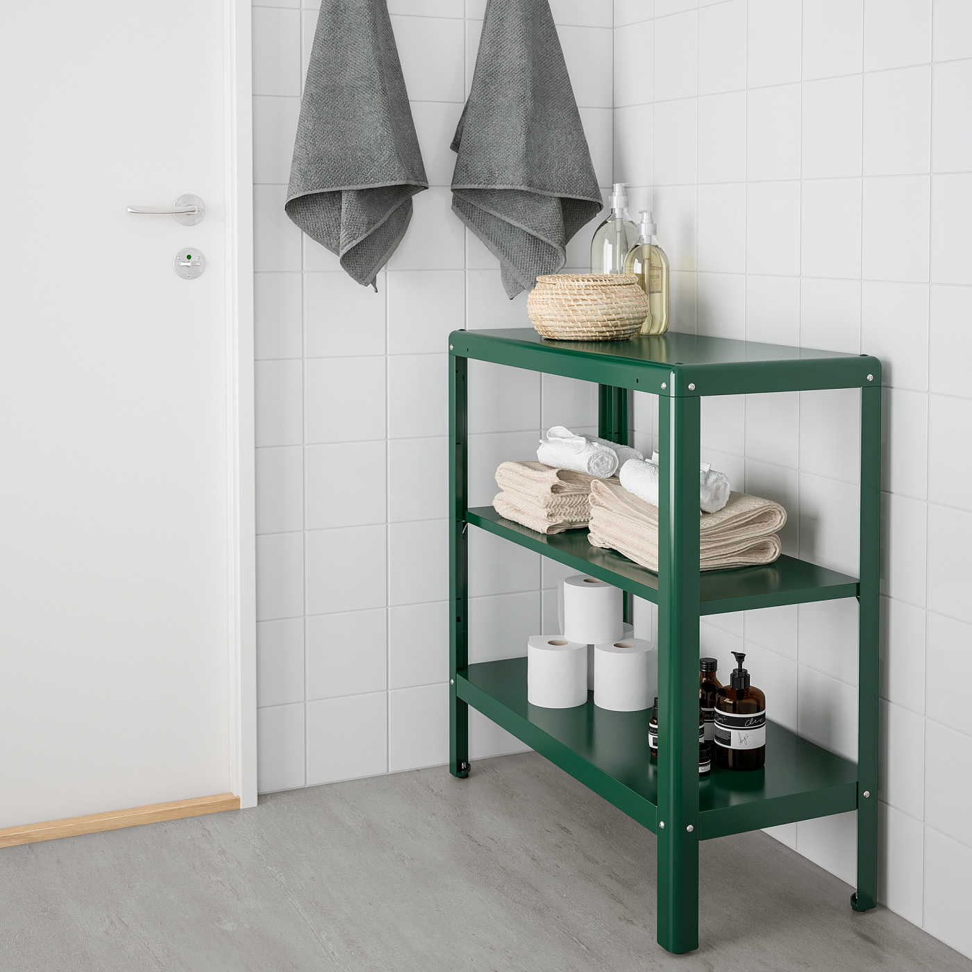 KOLBJÖRN shelving unit in/outdoor green - IKEA