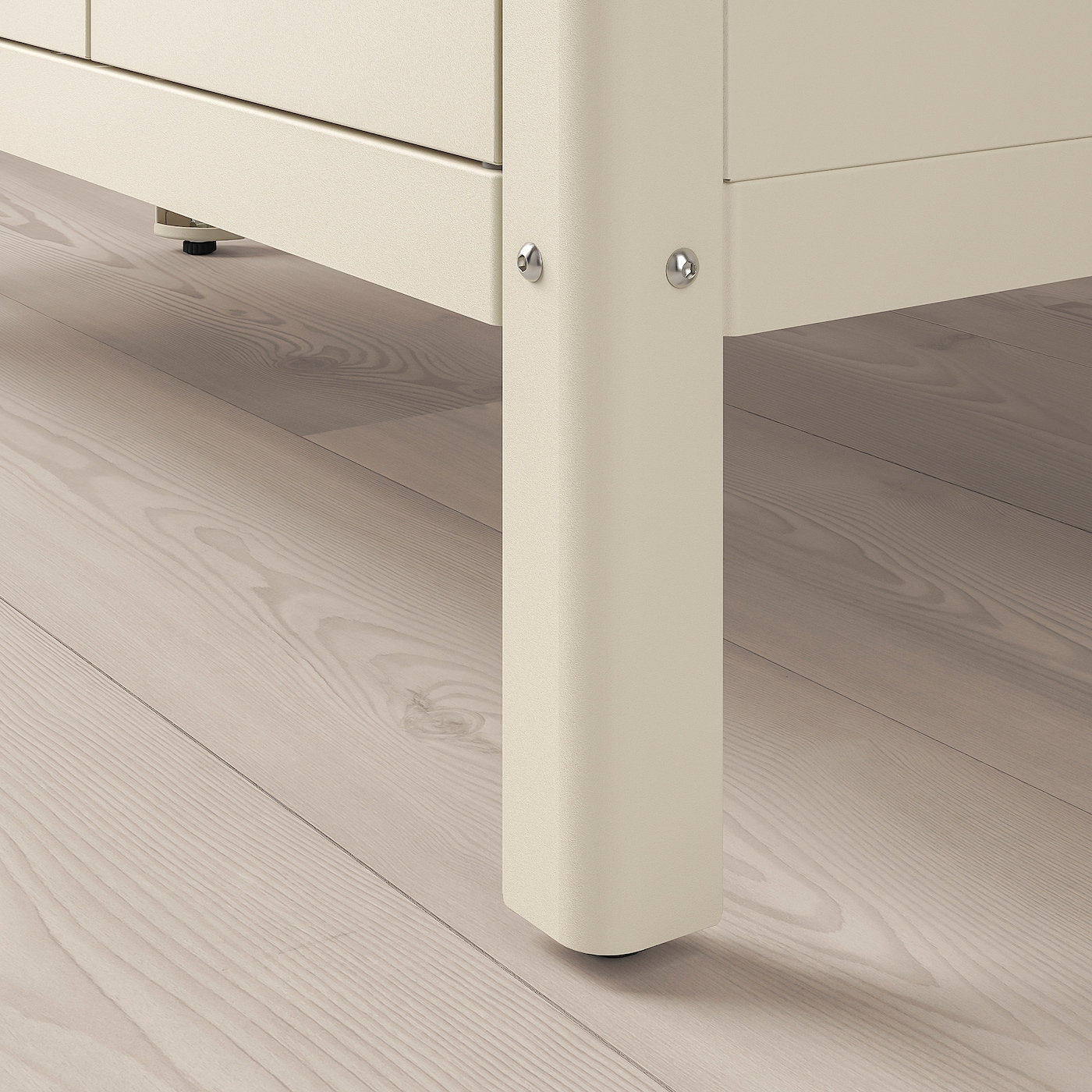 KOLBJÖRN shelving unit with cabinet beige - IKEA