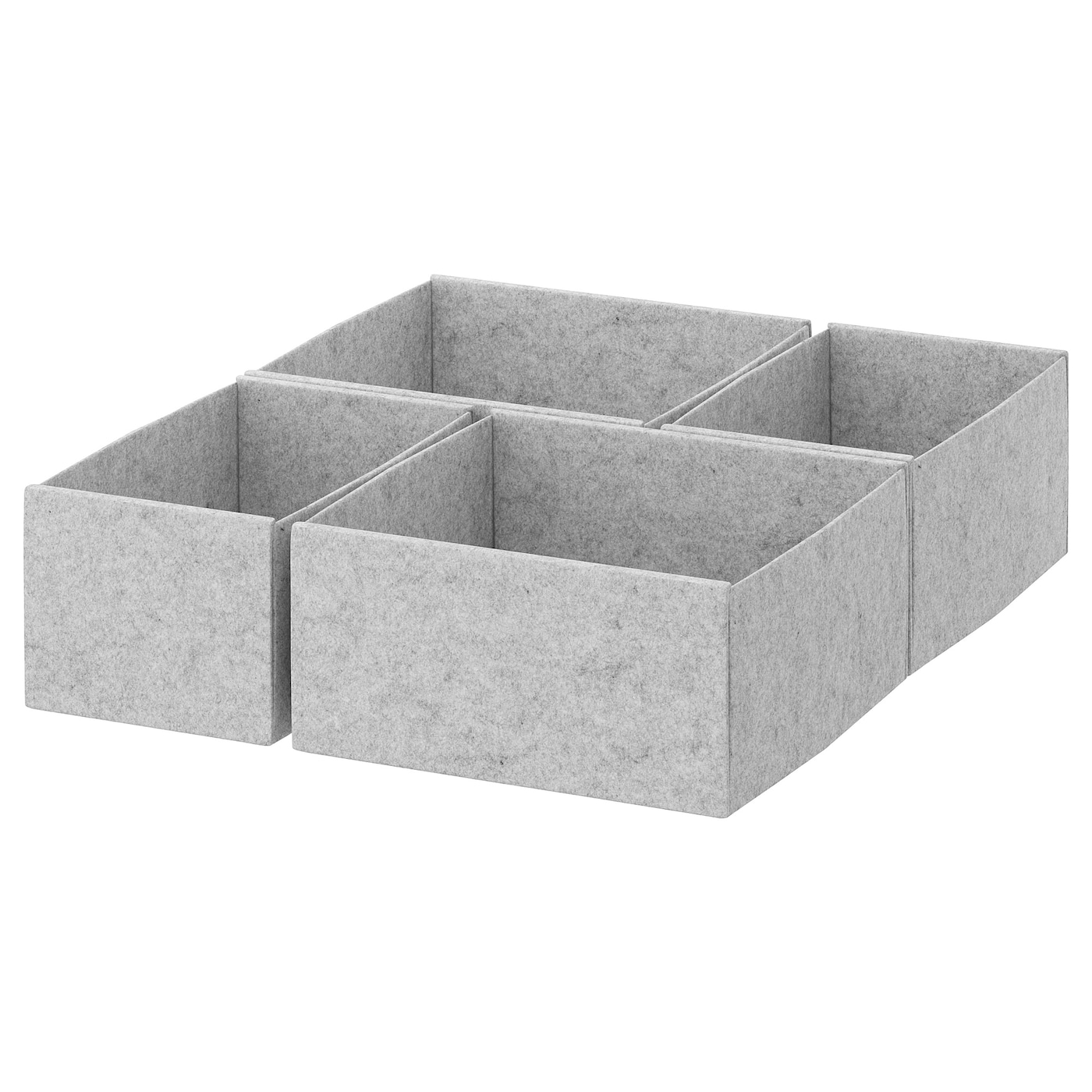 KOMPLEMENT box, set of 4 light grey - IKEA