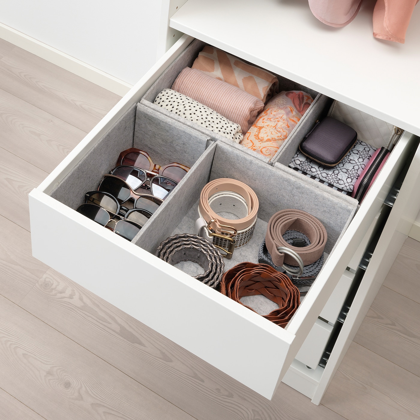 NIMM storage box with lid, black, 12 ½x11 ¾x11 ¾