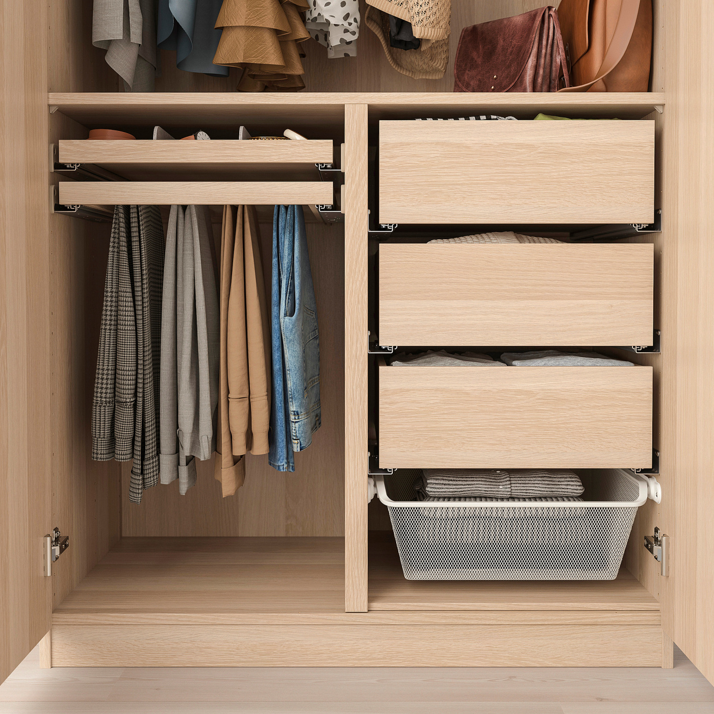 その他 IKEA PAX KOMPLEMEXT KOMPLEMENT divider for frames white stained oak effect - IKEA